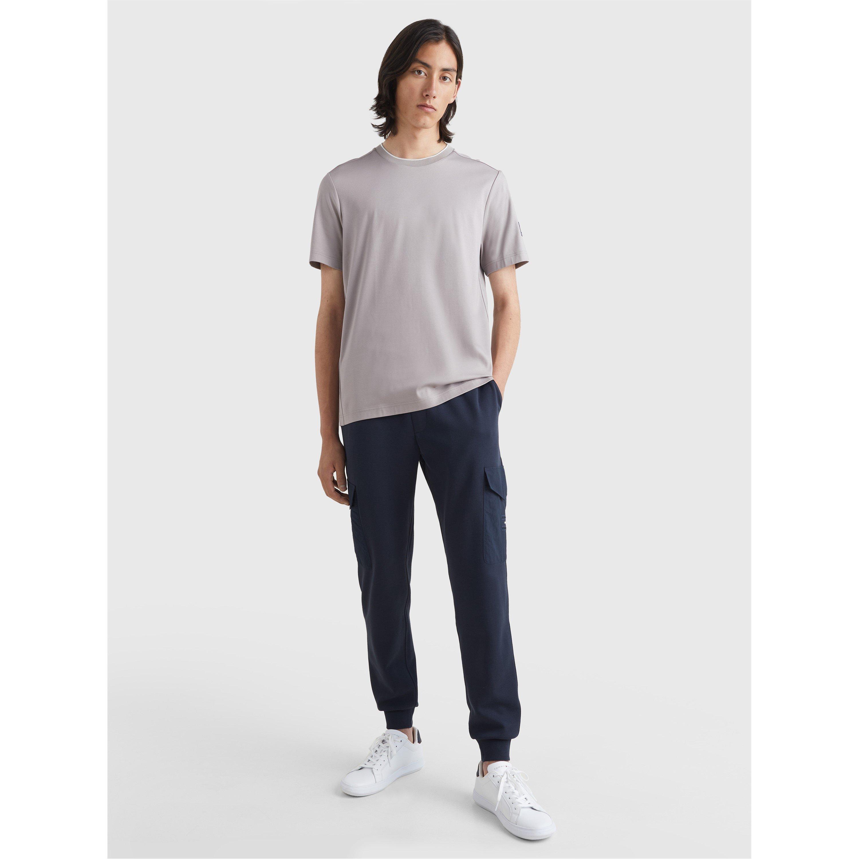 Grey PKG - Tommy Hilfiger - Interlocking Logo Short Sleeve T-Shirt - 2