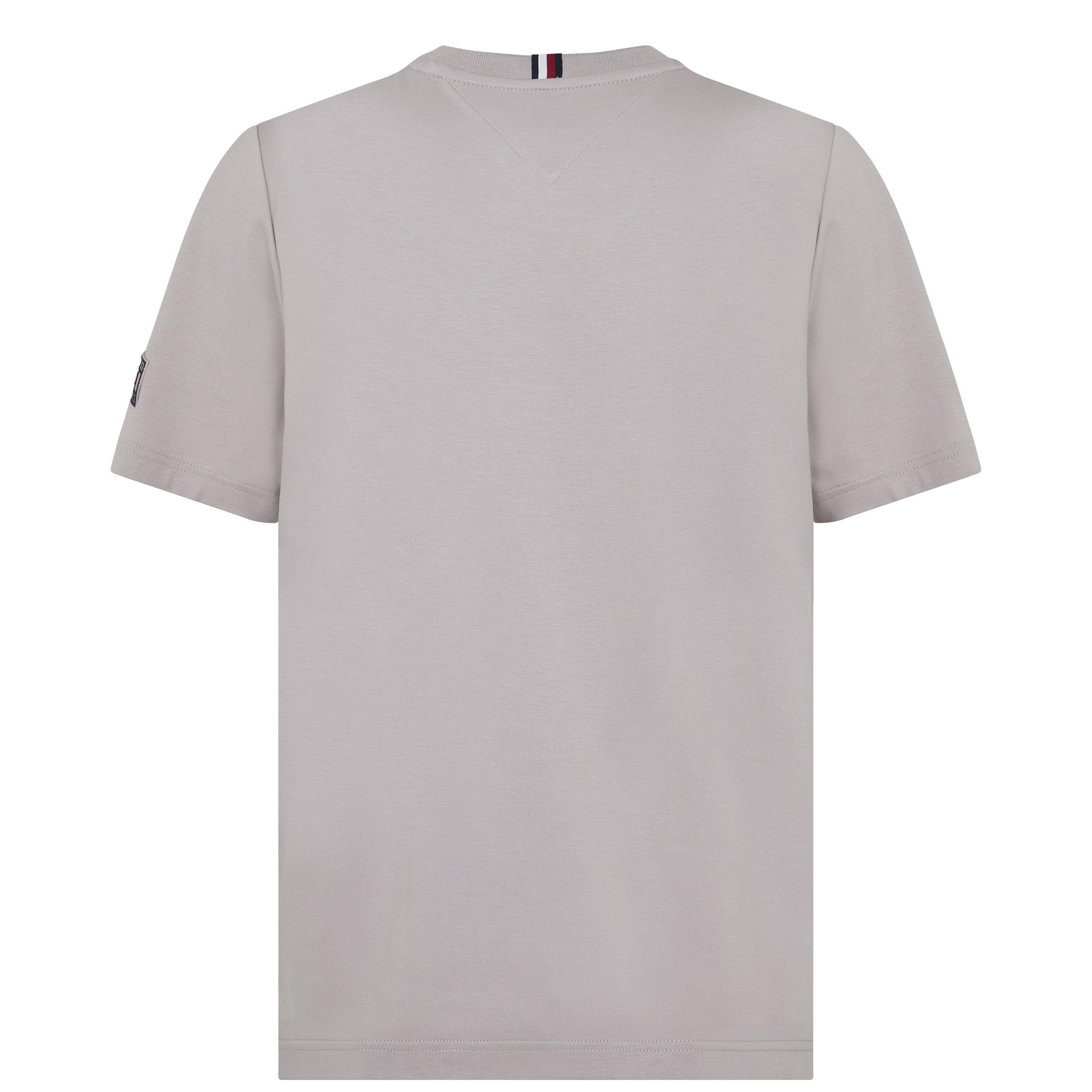 Grey PKG - Tommy Hilfiger - Interlocking Logo Short Sleeve T-Shirt - 5