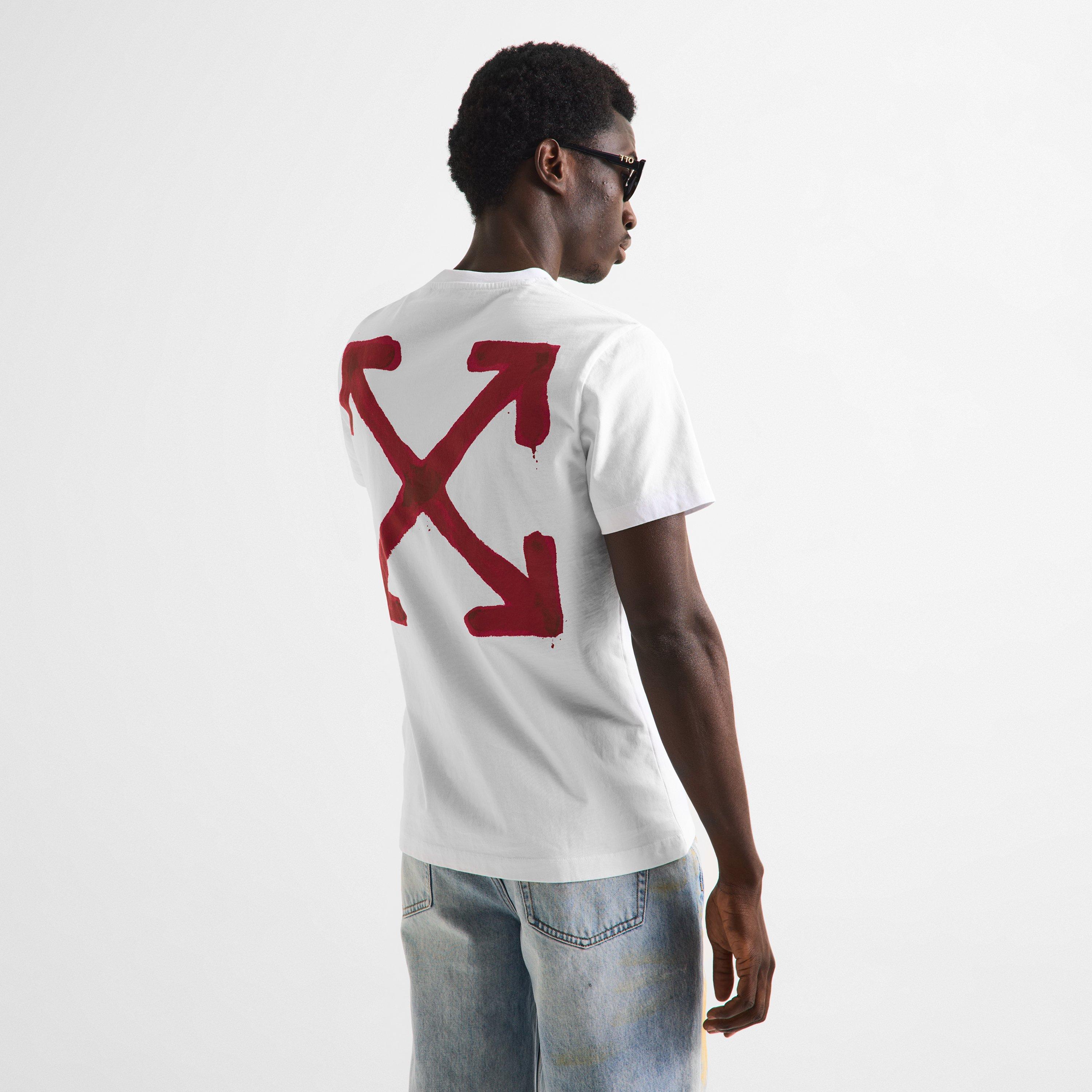 White - Off White - Off Spray Tee Sn64 - 4