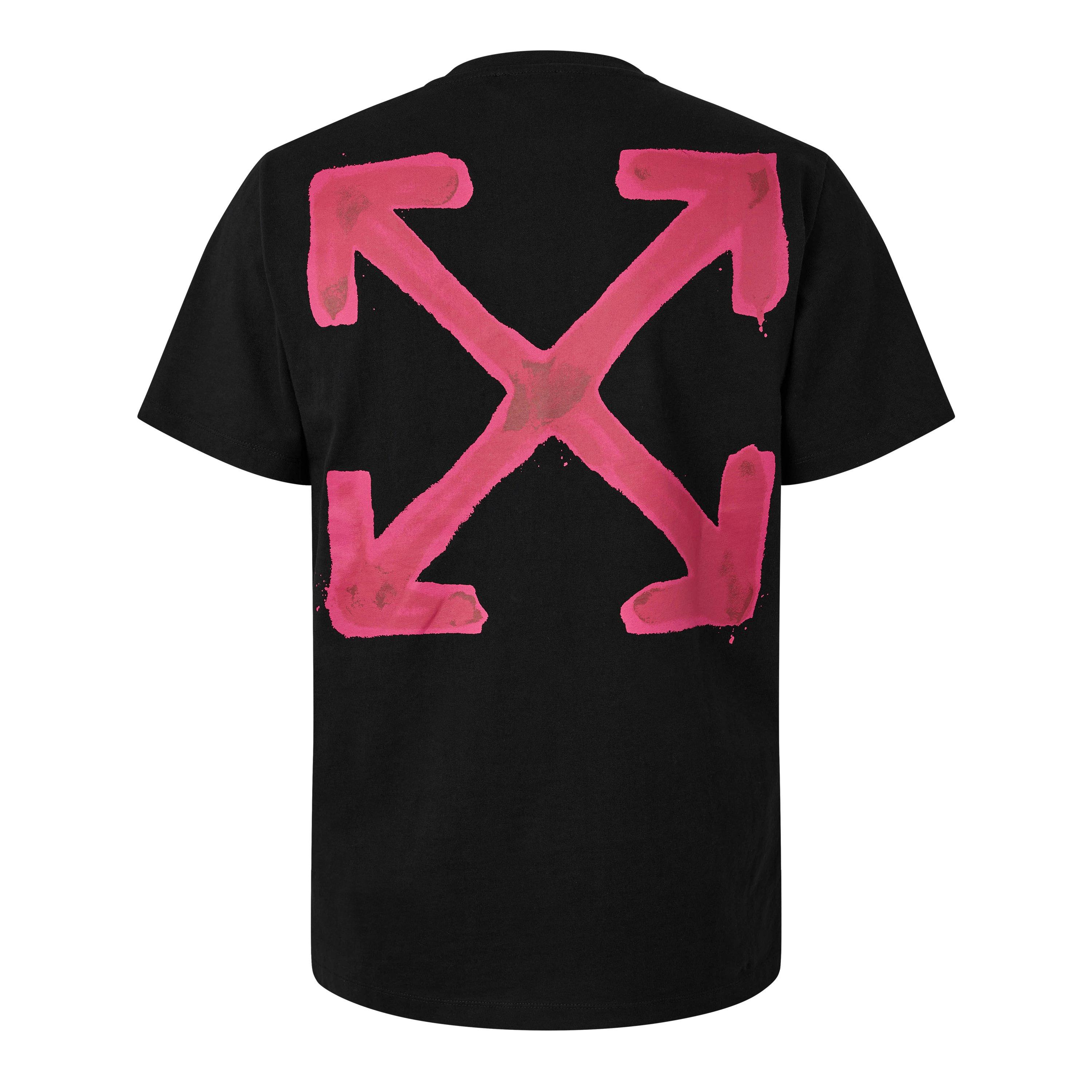 Black - Off White - Off Spray Tee Sn64 - 2