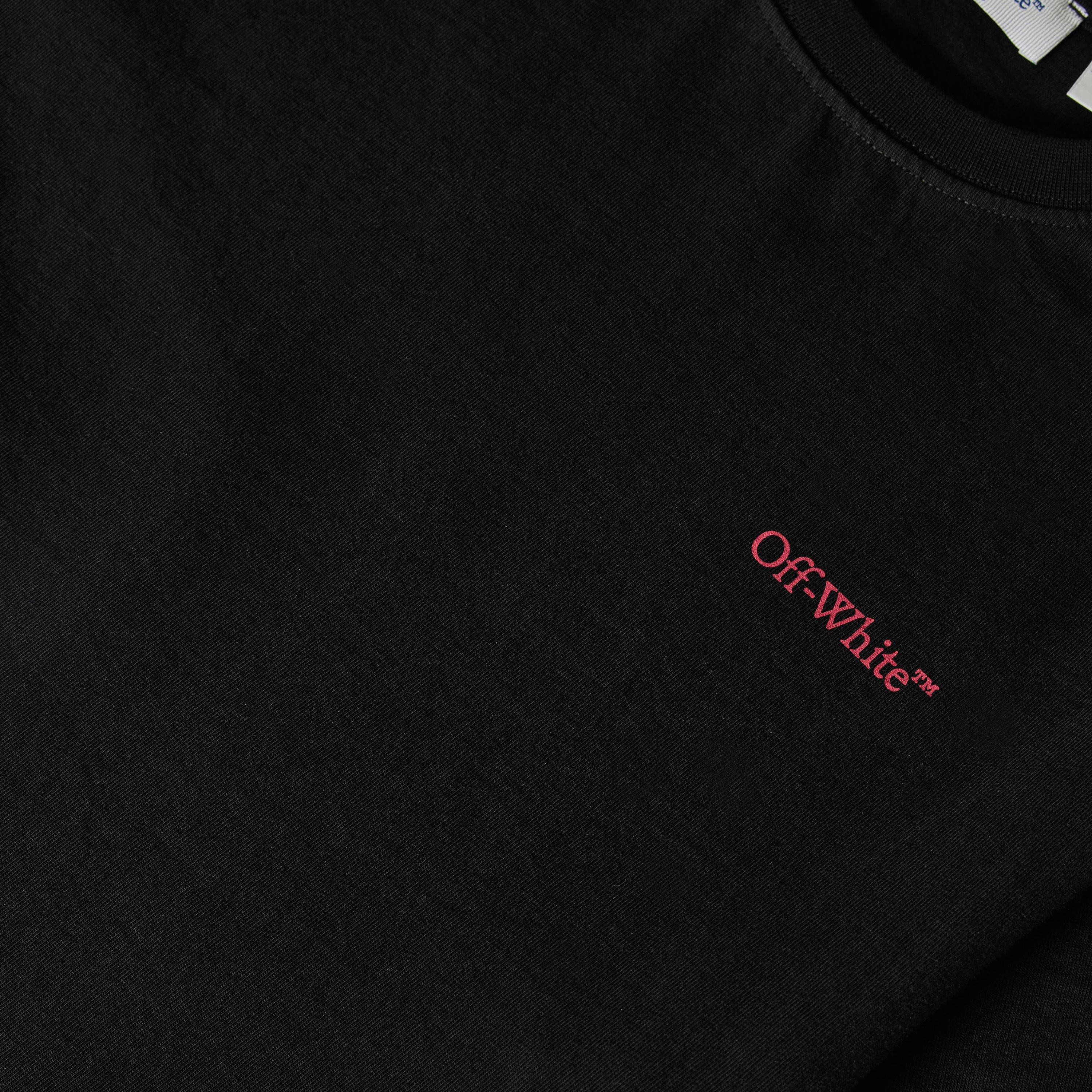Black - Off White - Off Spray Tee Sn64 - 3