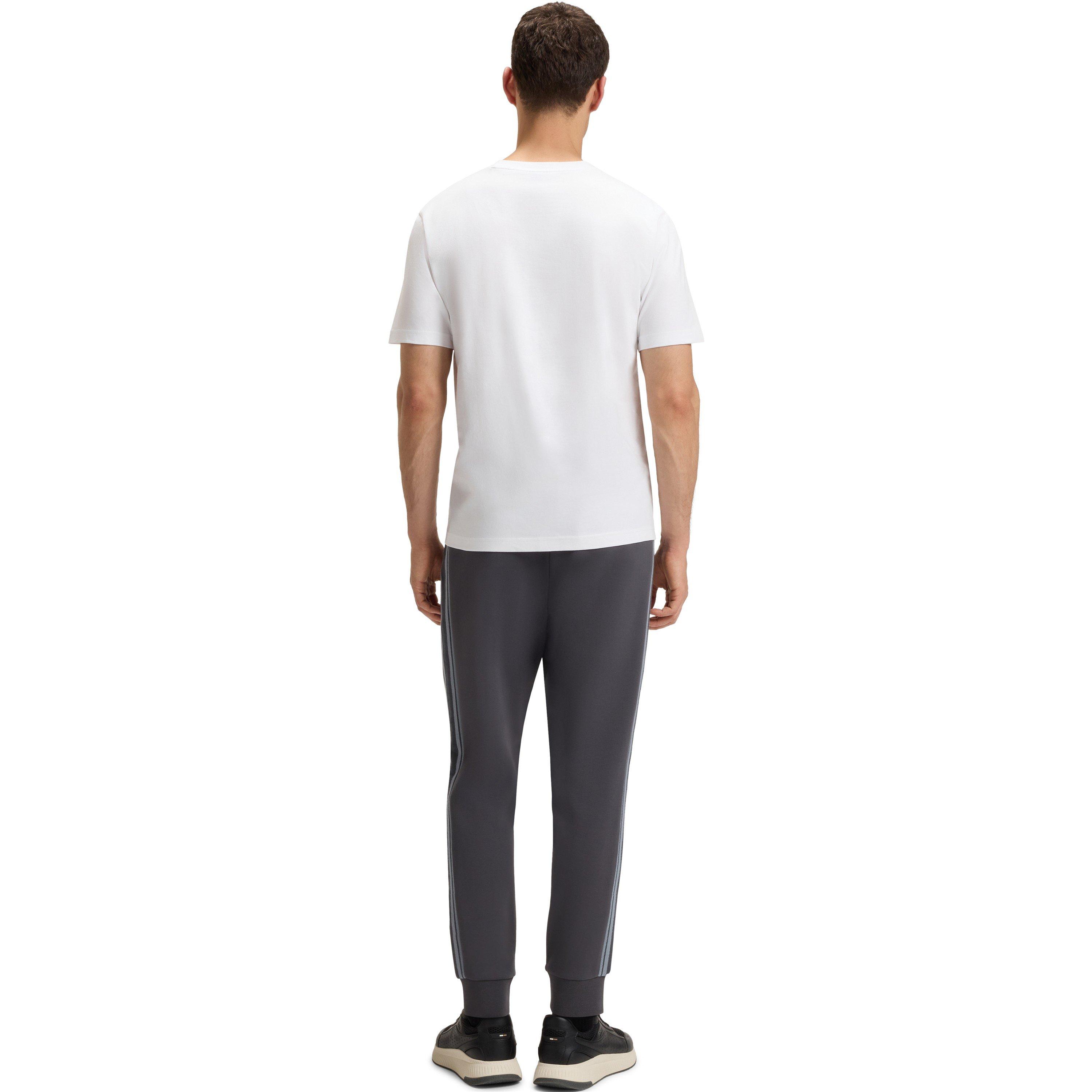 White - Boss - Men's HBG GRX Degradé Geometric Print T-Shirt - 3