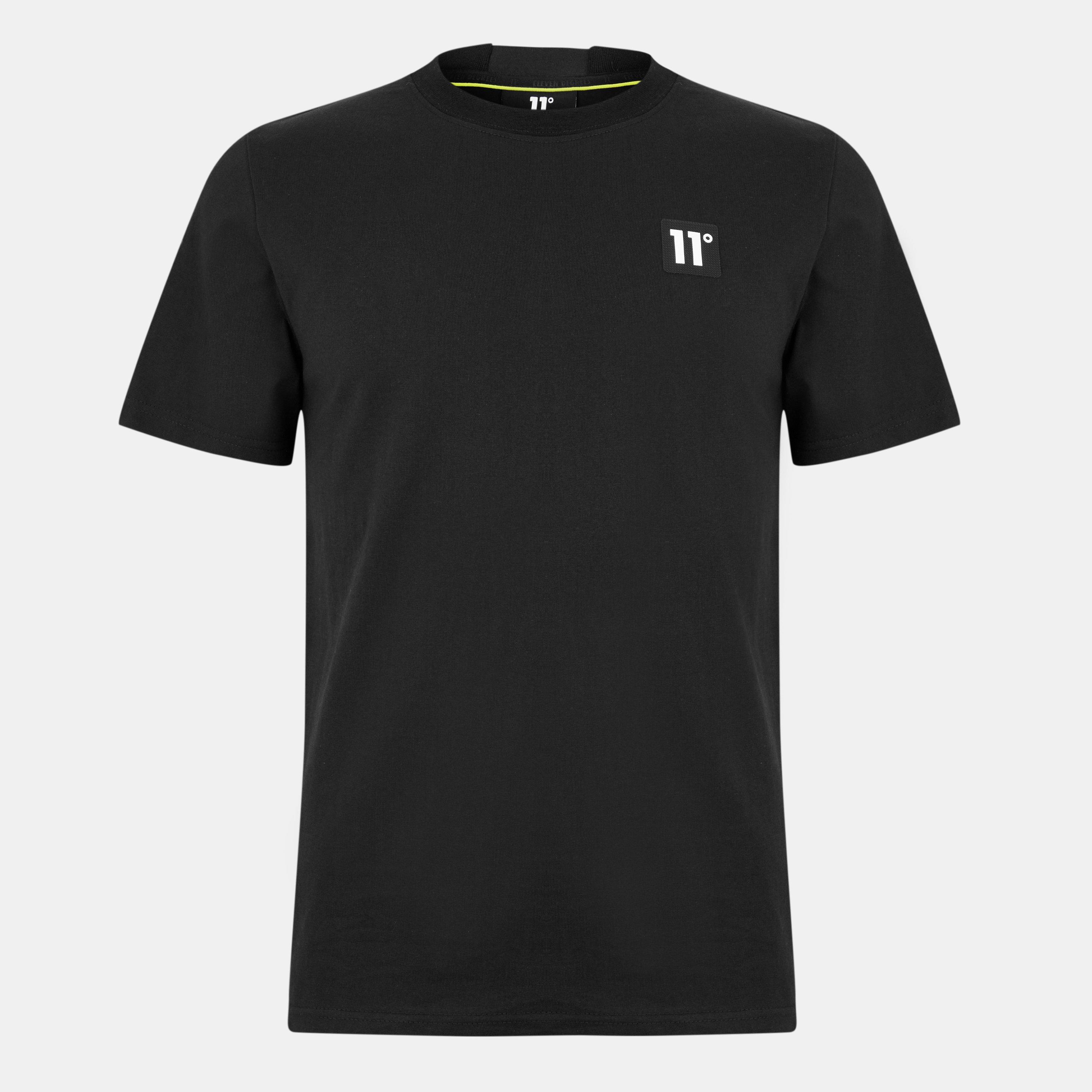 Black - 11 Degrees - Core Crew T-Shirt - 1