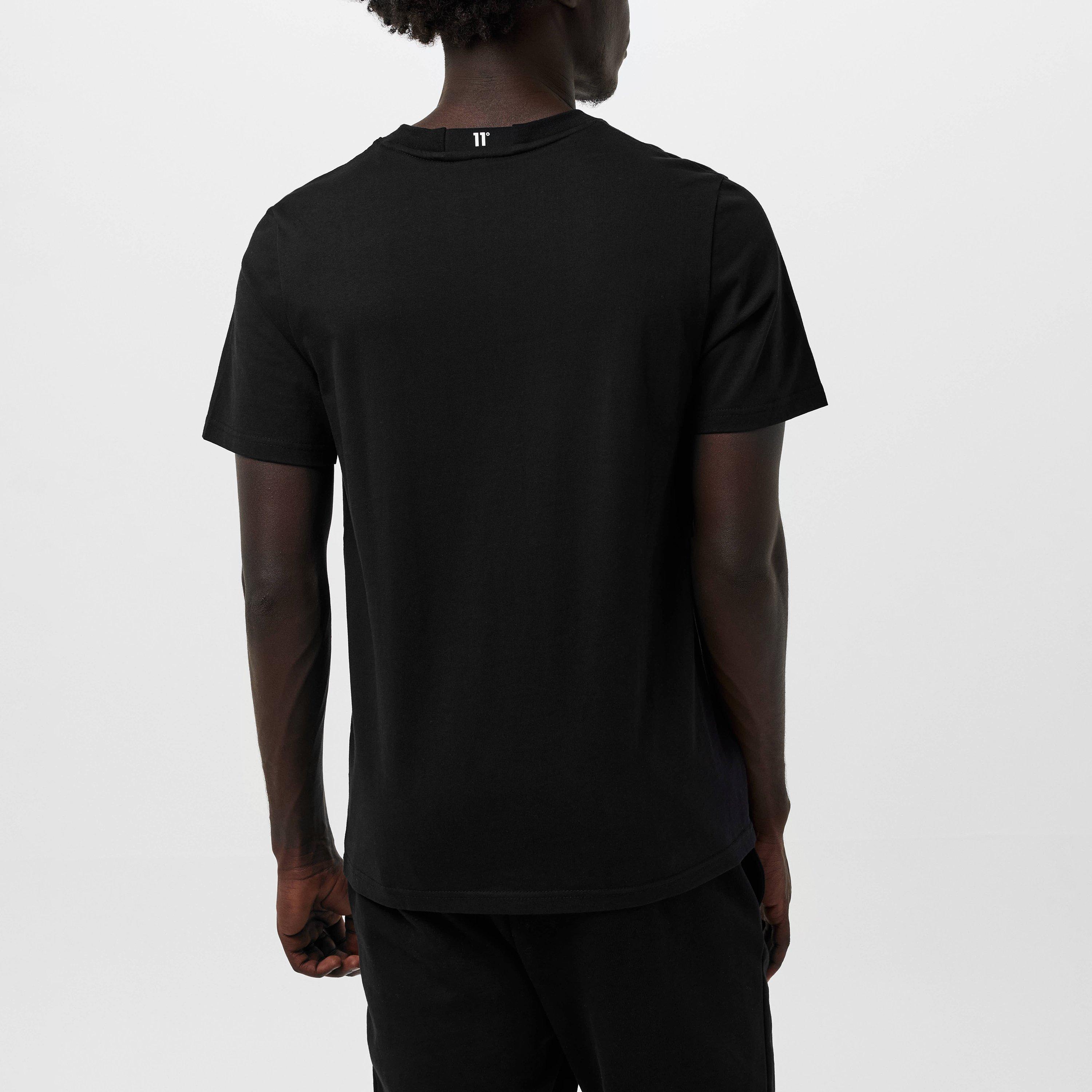 Preto - 11 Degrees - Core Crew T-Shirt - 4