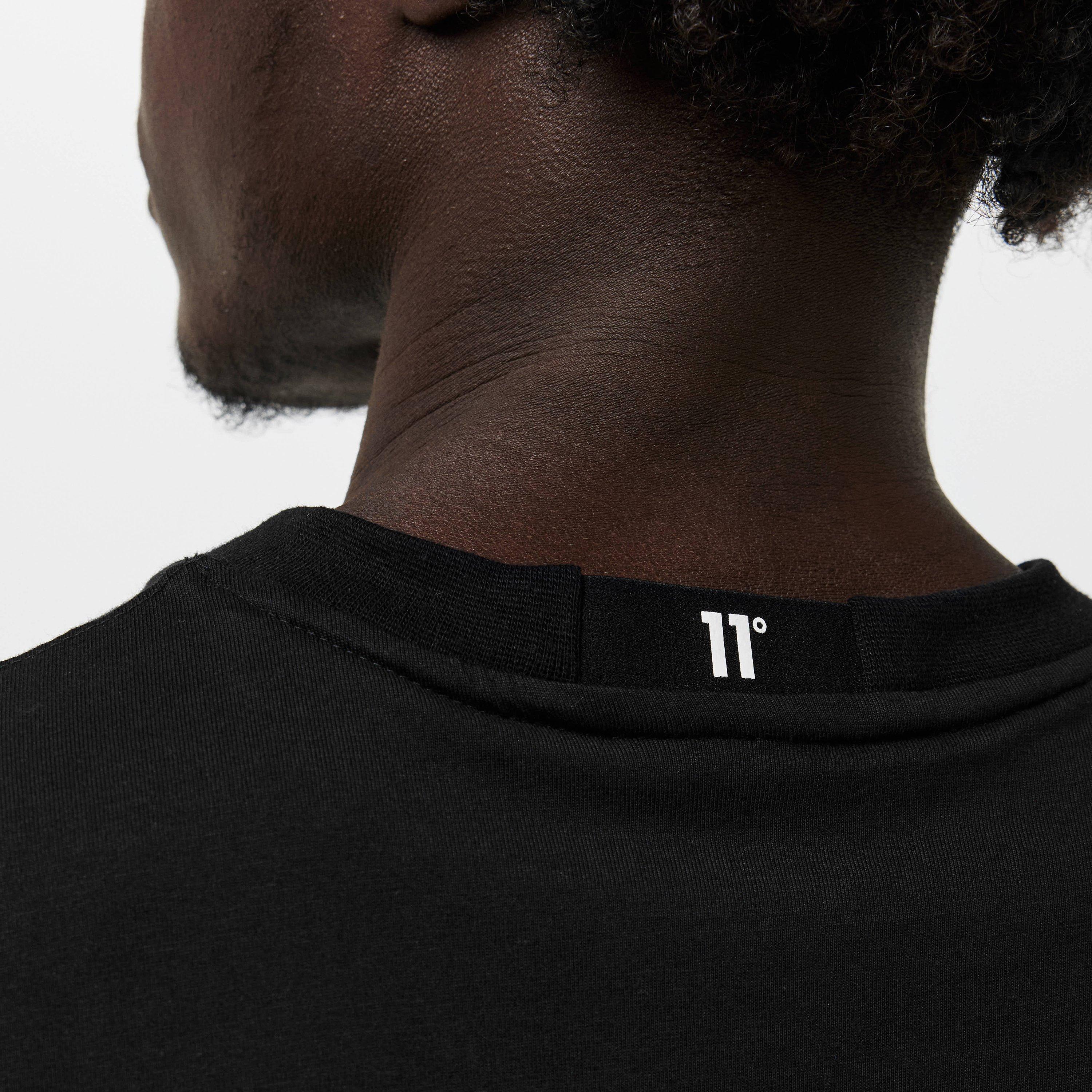 Preto - 11 Degrees - Core Crew T-Shirt - 5