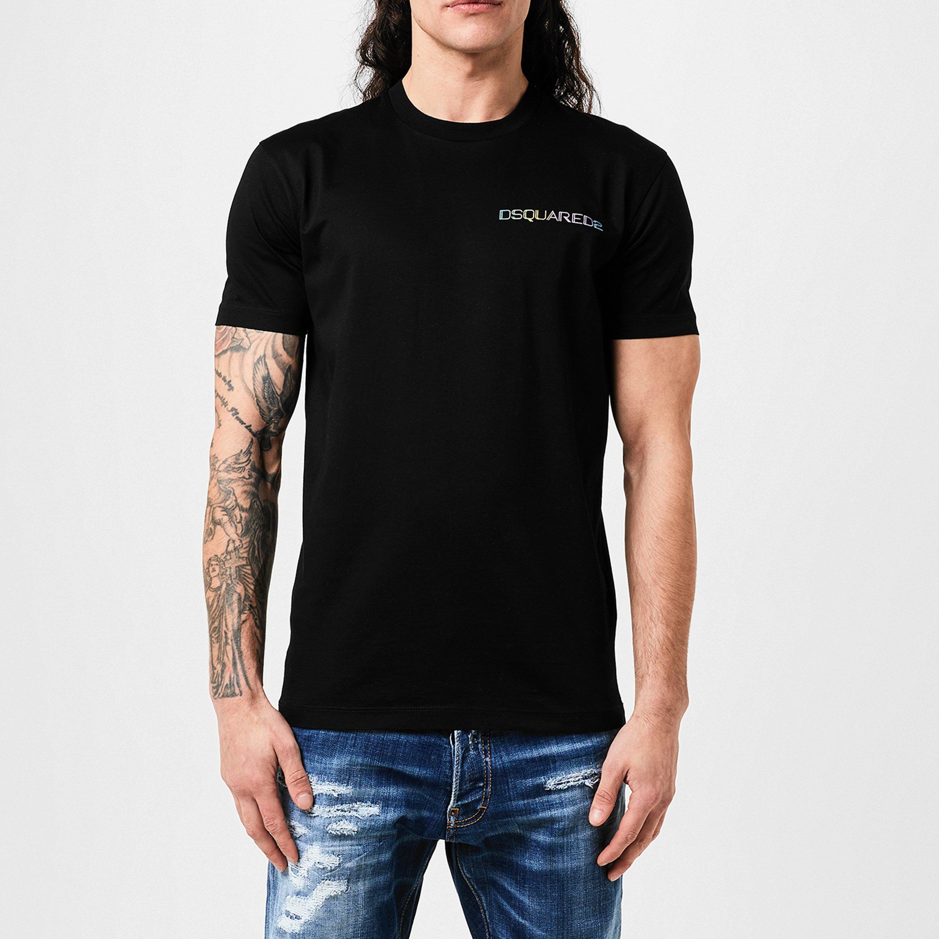 Black - DSquared2 - Logo Tee - 3