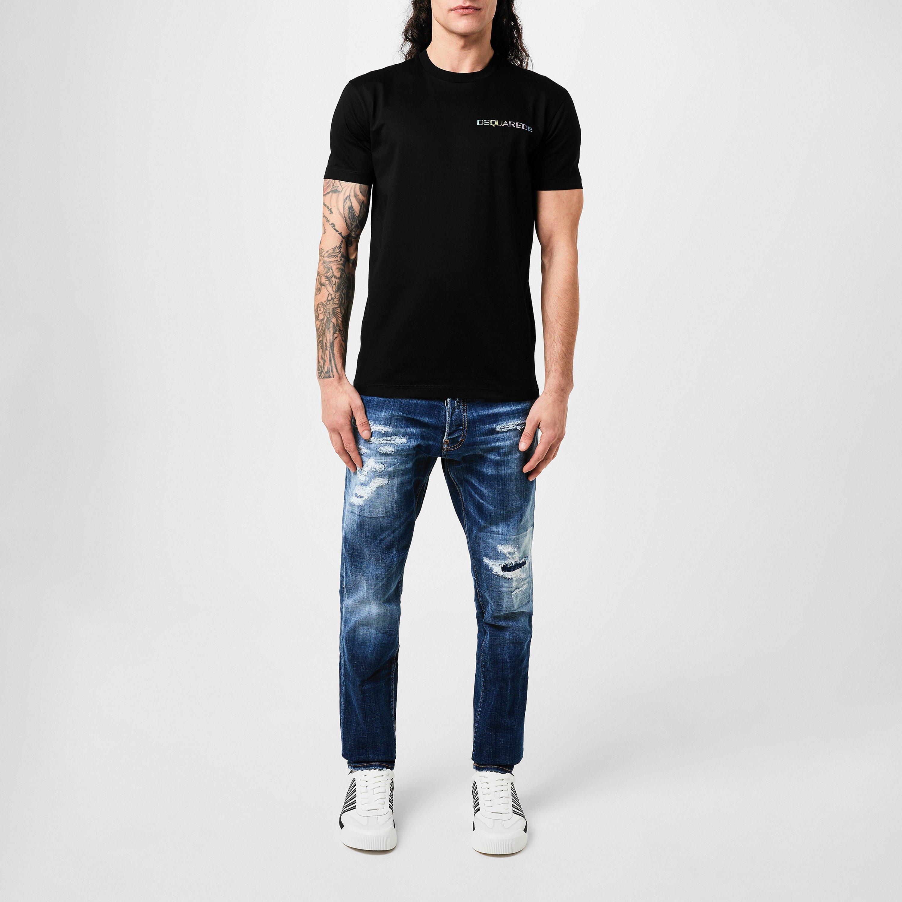 Black - DSquared2 - Logo Tee - 6