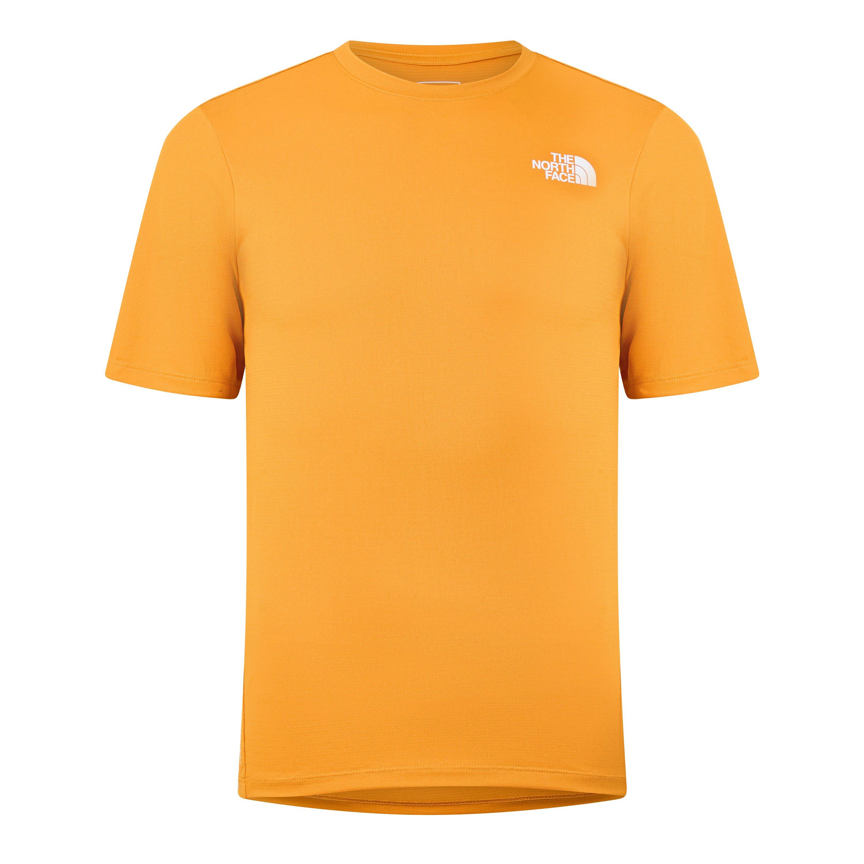 Dust Orange - The North Face - M 24/7 Box Nse Ss Tee Tnf Black T-Shirt Mens - 1
