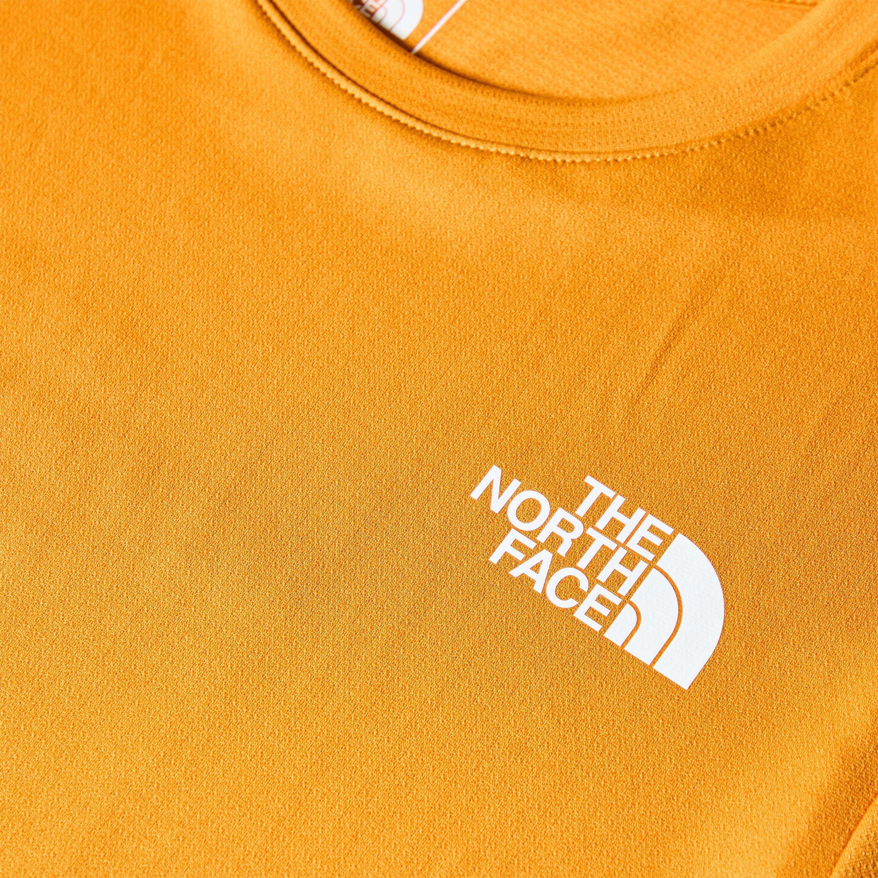 Dust Orange - The North Face - M 24/7 Box Nse Ss Tee Tnf Black T-Shirt Mens - 3
