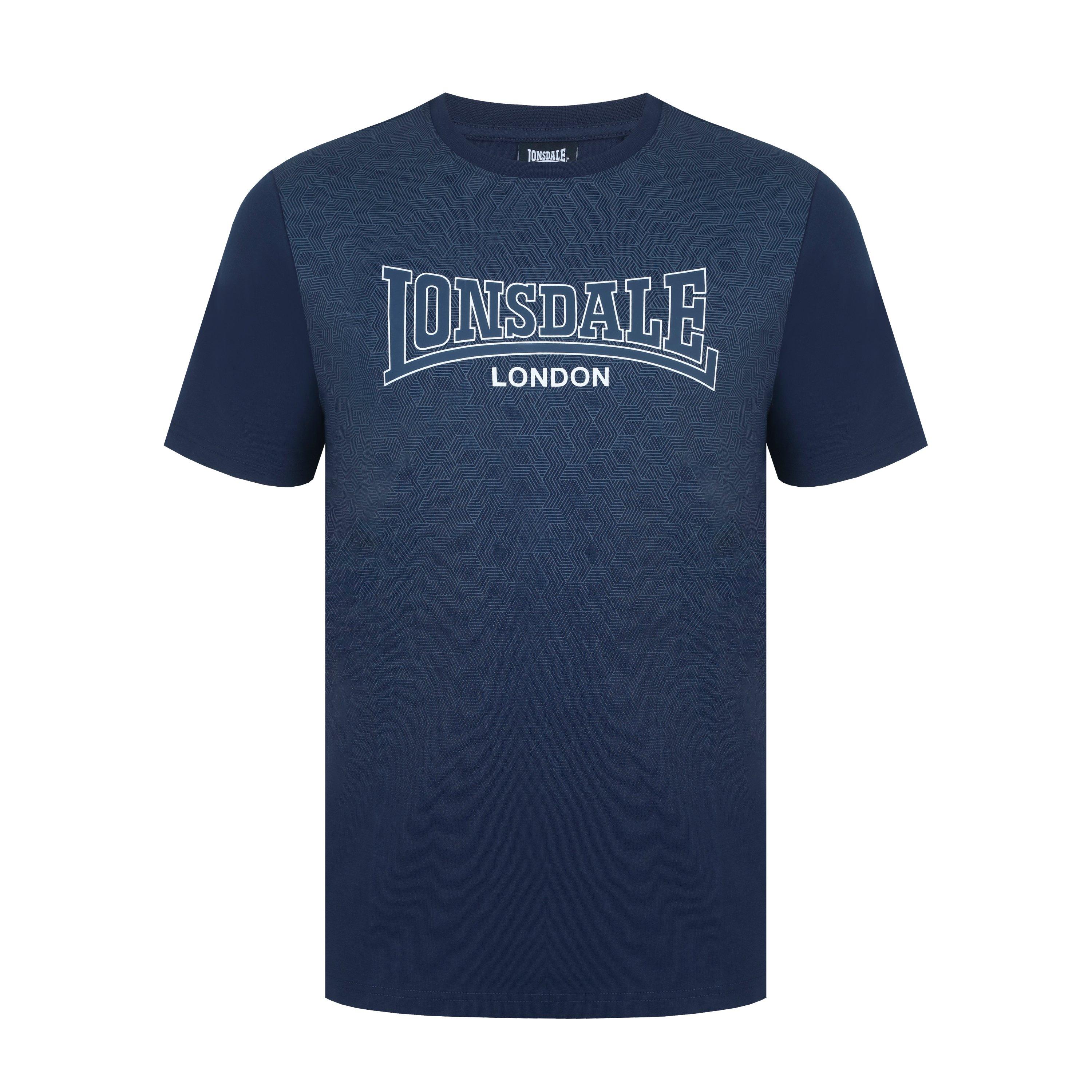 Geo Navy - Lonsdale - Tee Shirt Mens - 1