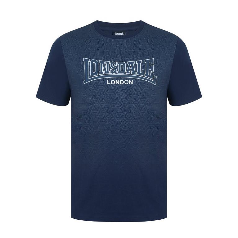 Geo Blue - Lonsdale - Tee Shirt - 1