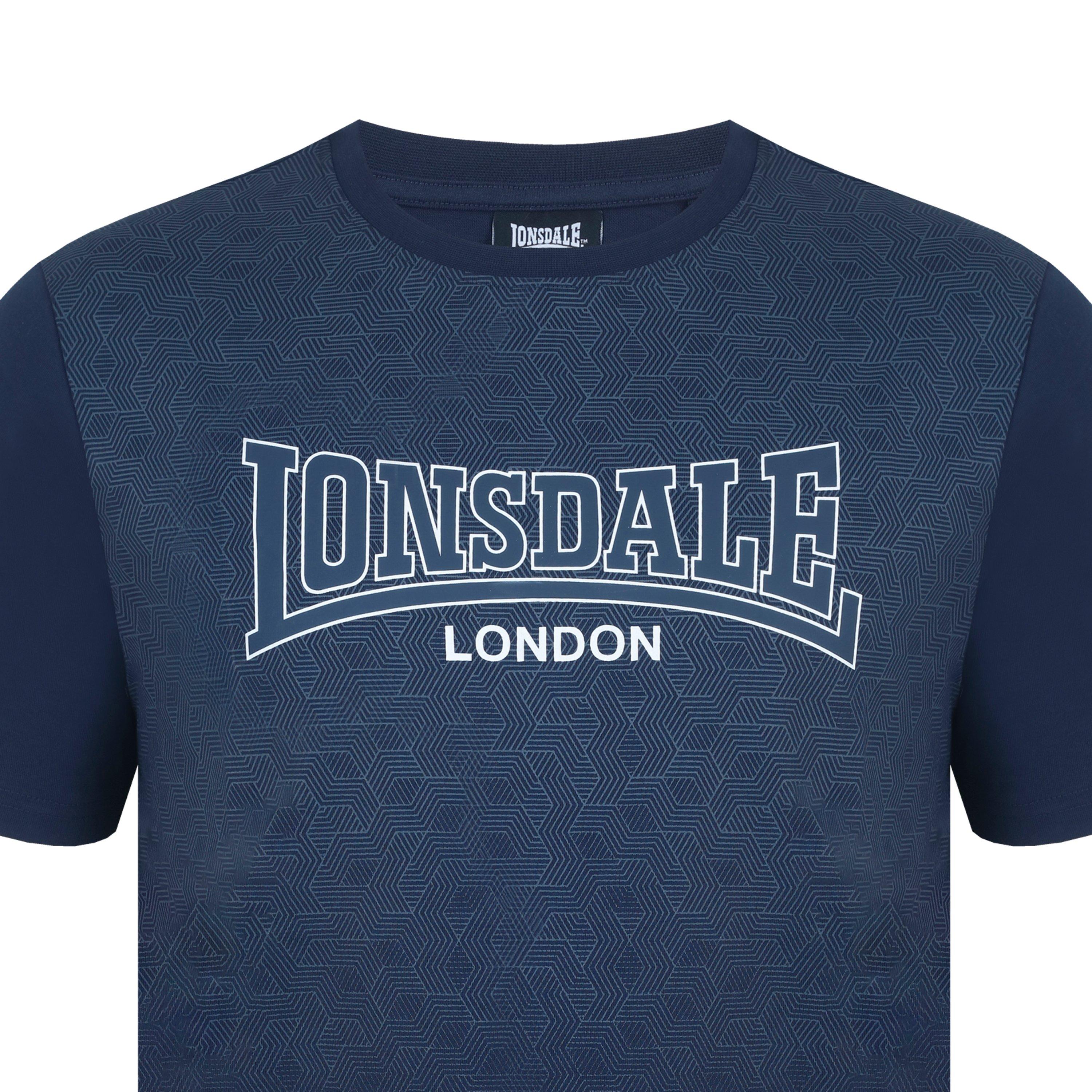 Geo Navy - Lonsdale - Tee Shirt Mens - 4