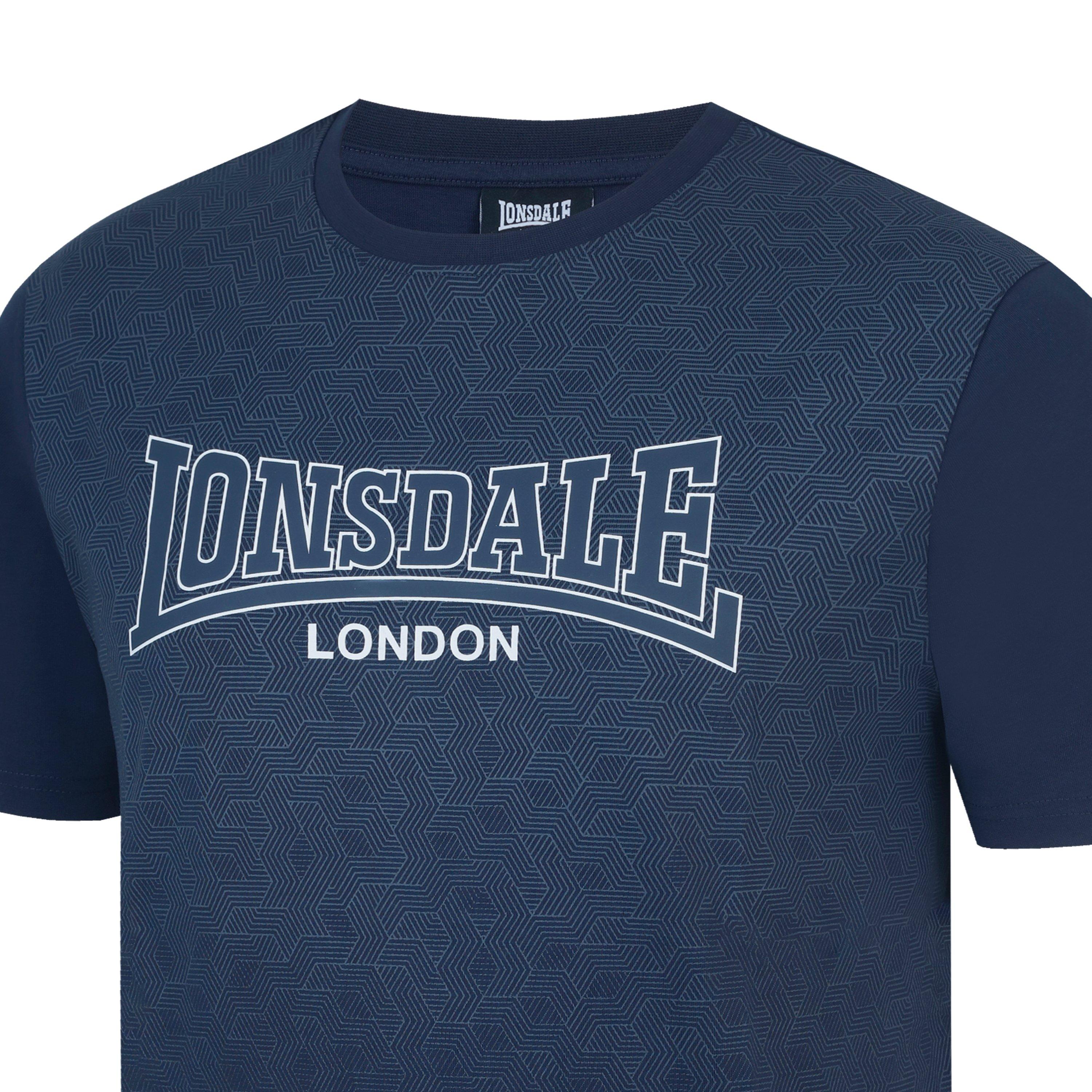 Geo Navy - Lonsdale - Tee Shirt Mens - 5
