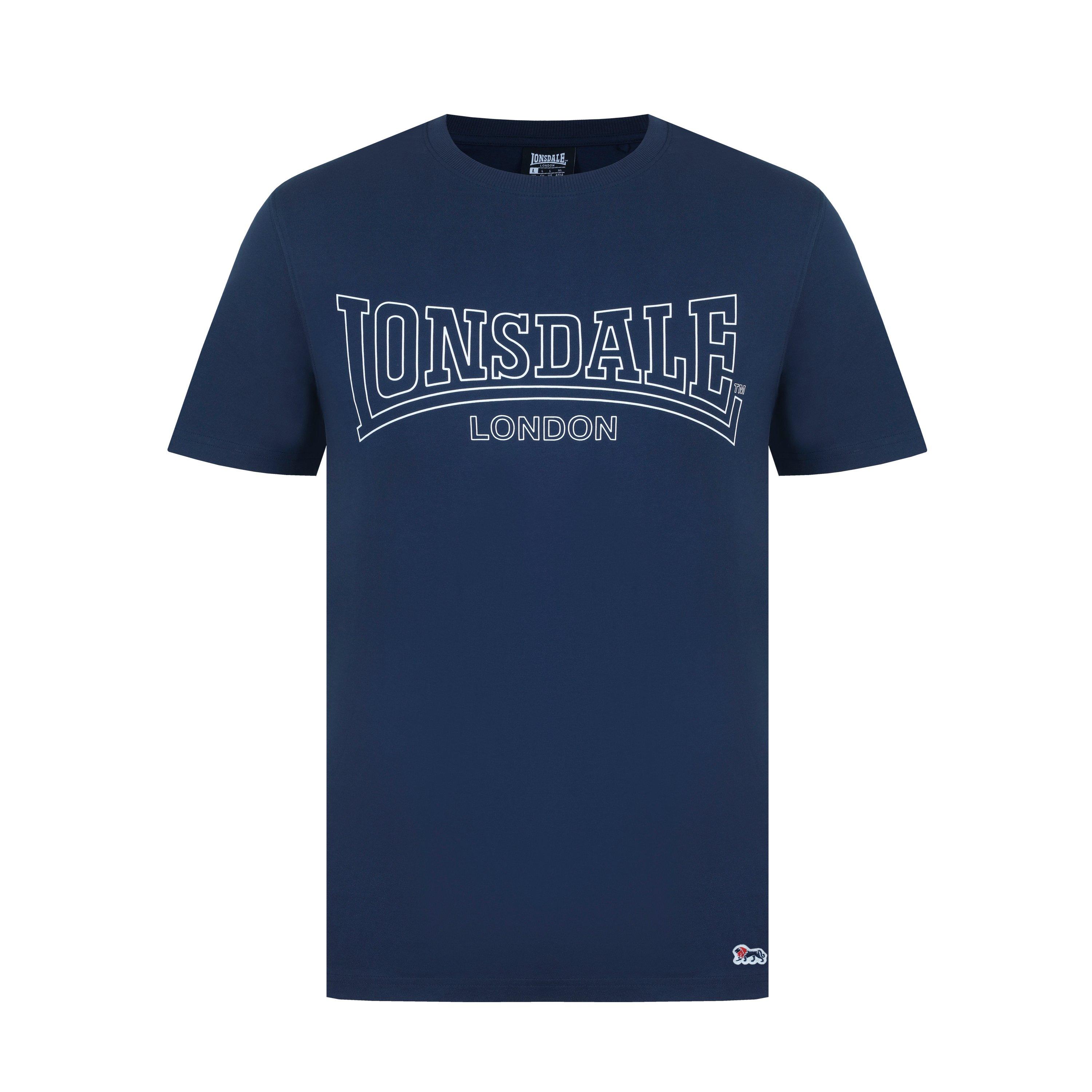 Lonsdale Men's Tee Shirt - Navy - XL
