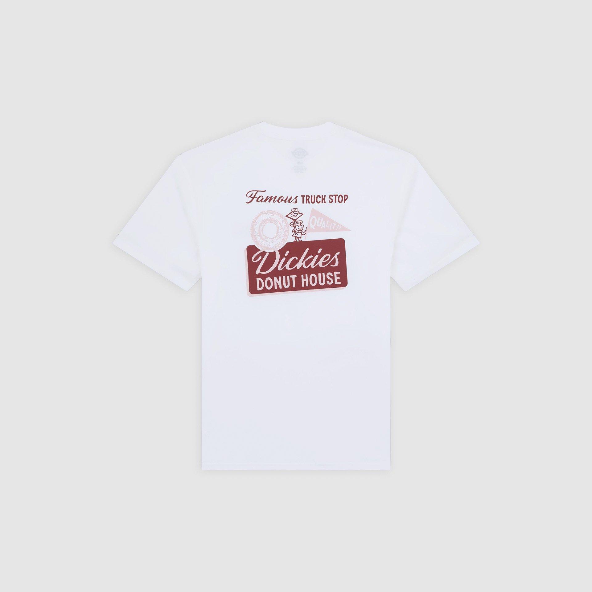 White - Dickies - Men's Doughnut T-Shirt - 1