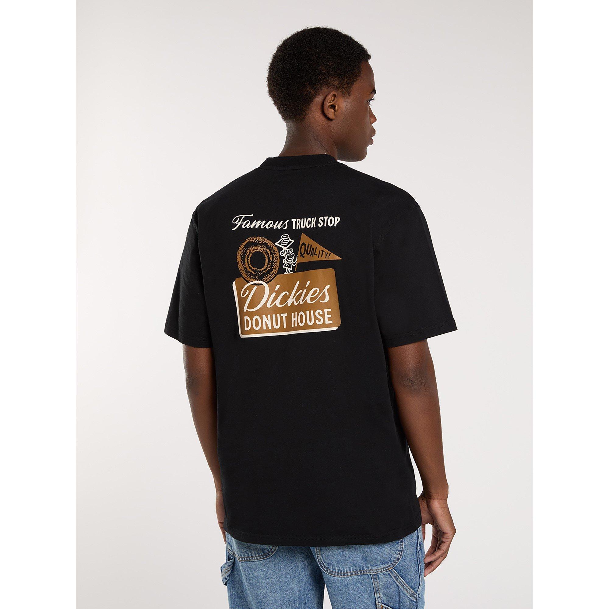 Black - Dickies - Men's Doughnut T-Shirt - 3