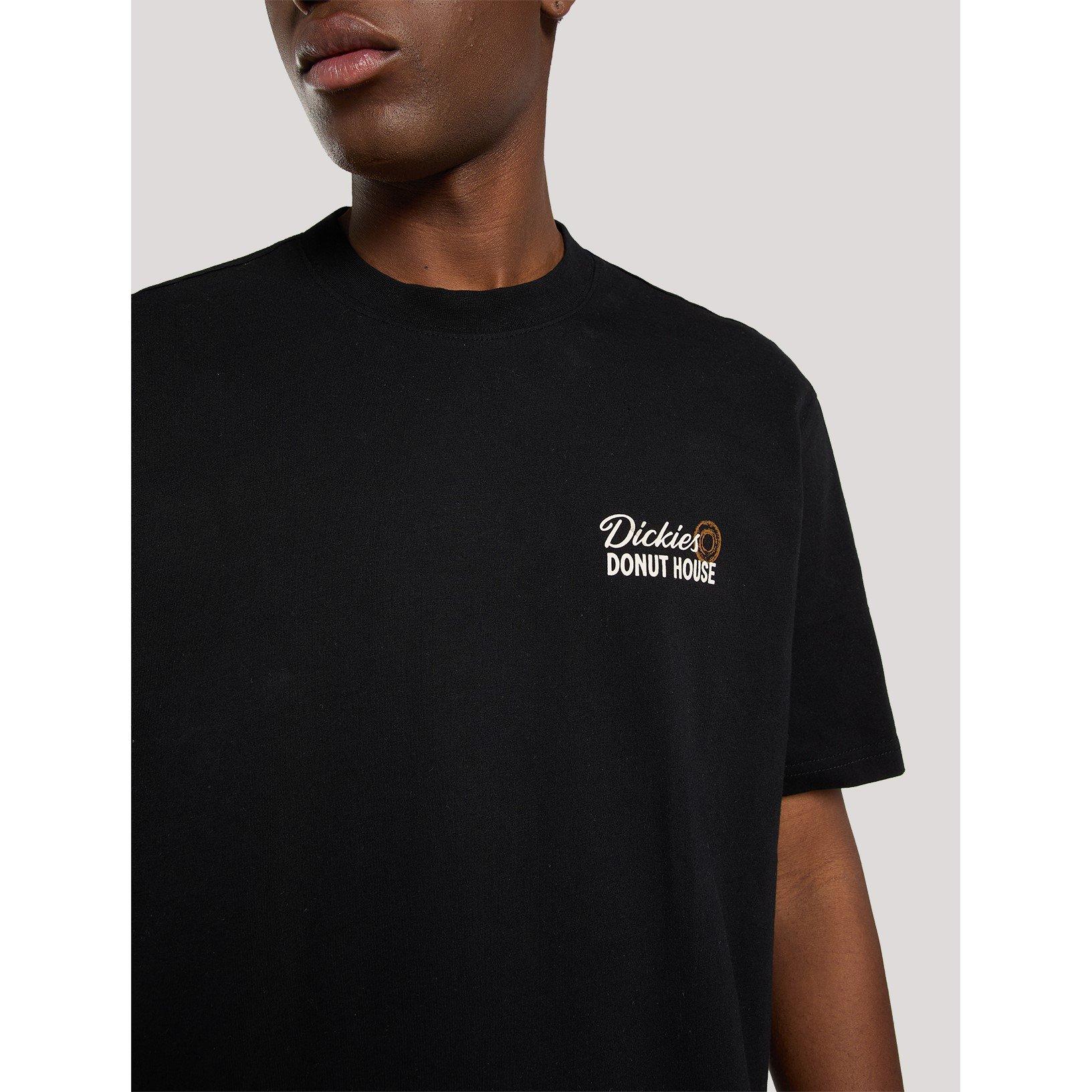 Black - Dickies - Men's Doughnut T-Shirt - 5