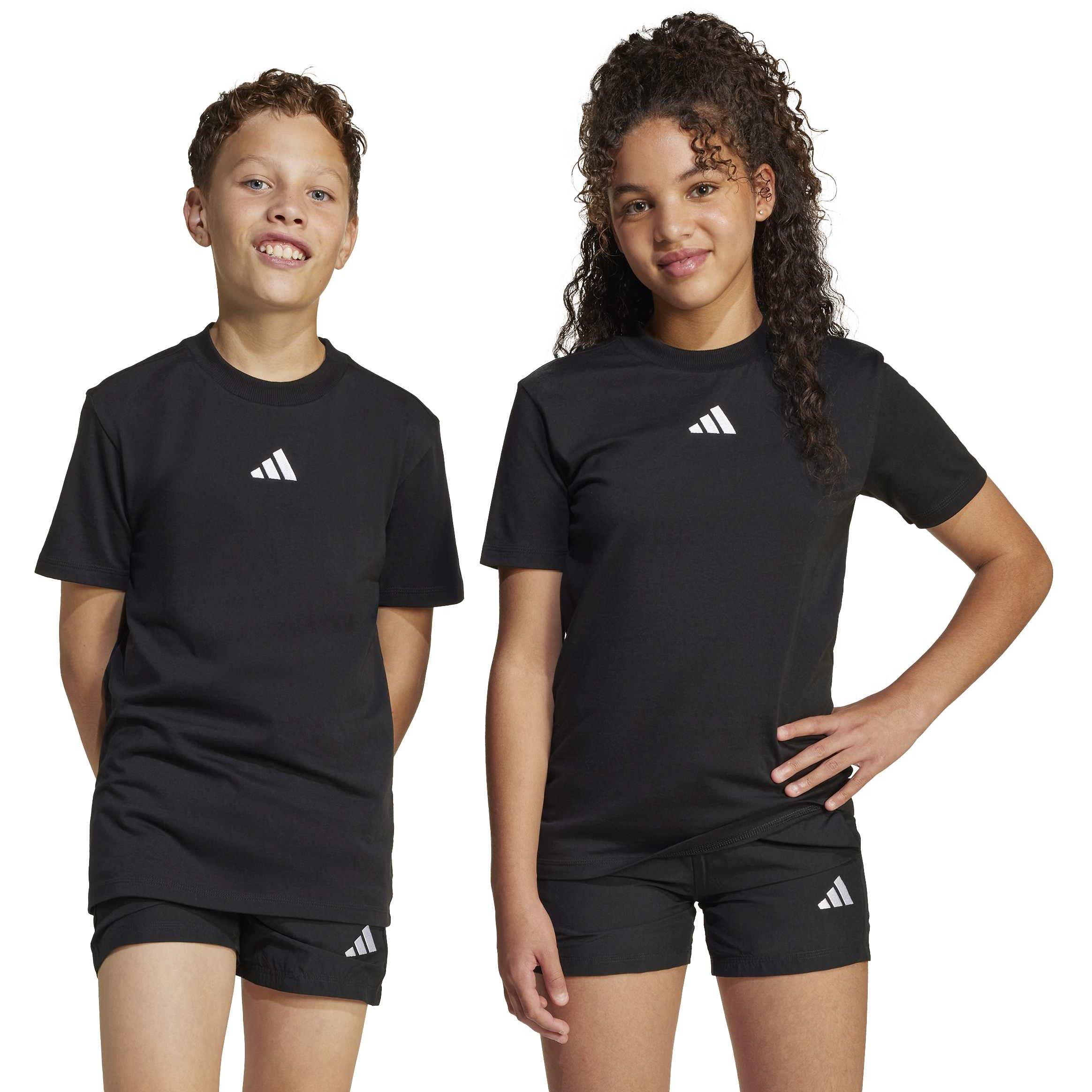 Black White - adidas - Adidas J Sl Tee 160 Jn64 - 2