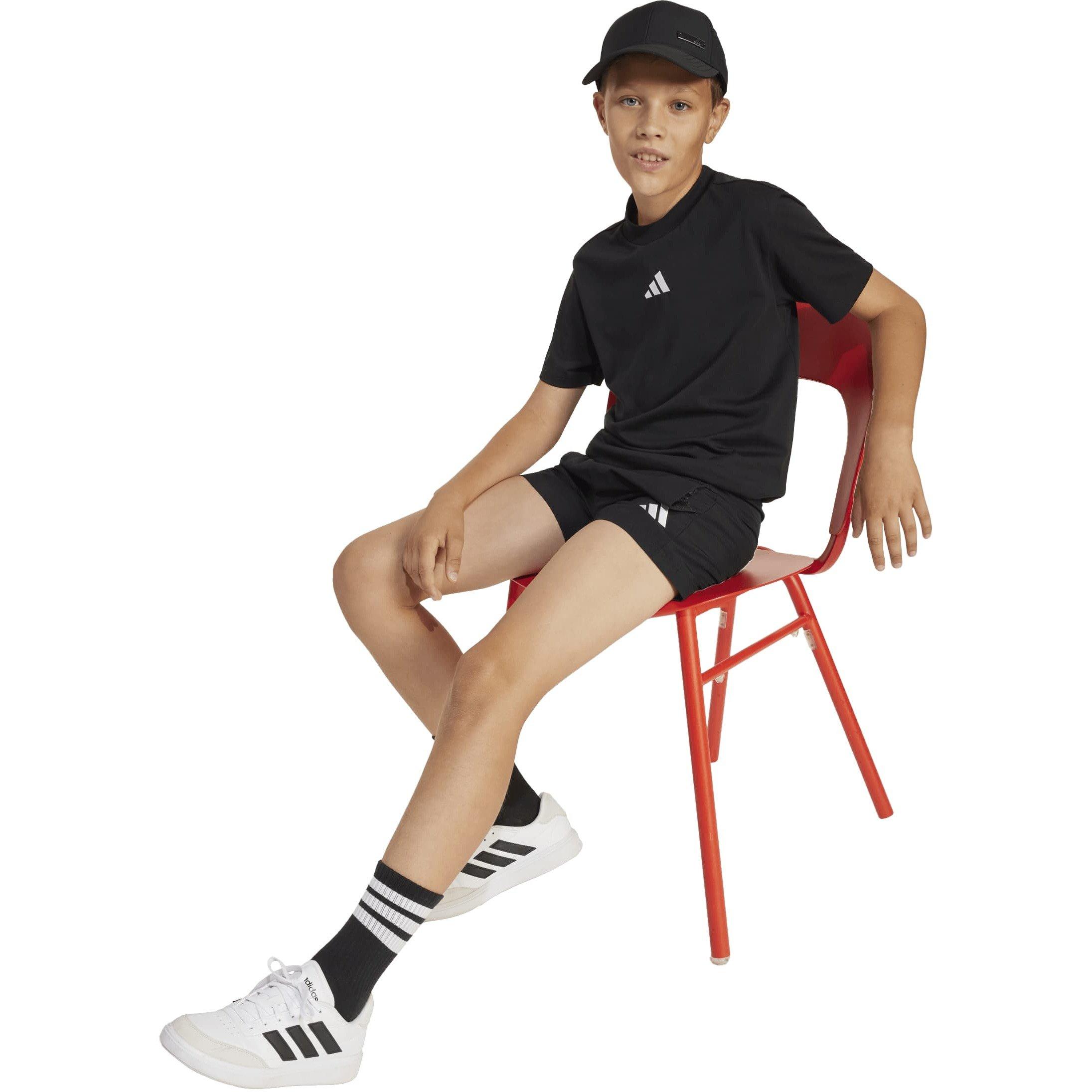 Black White - adidas - Adidas J Sl Tee 160 Jn64 - 7