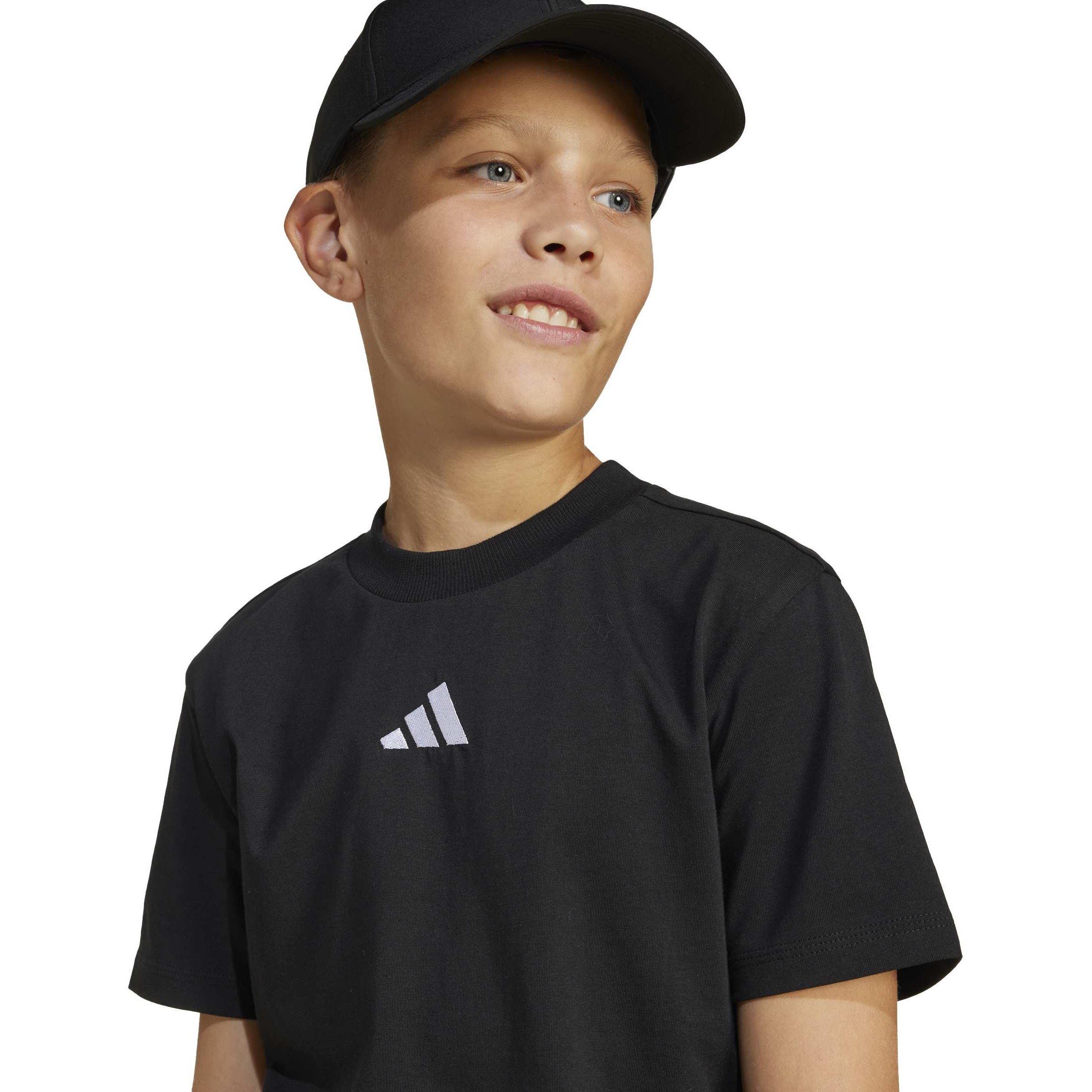 Black White - adidas - Adidas J Sl Tee 160 Jn64 - 8