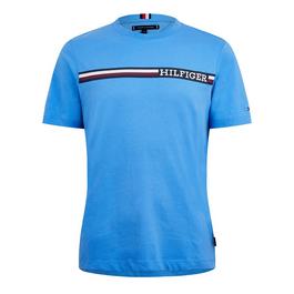 Tommy Hilfiger MONOTYPE CHEST STRIPE TEE