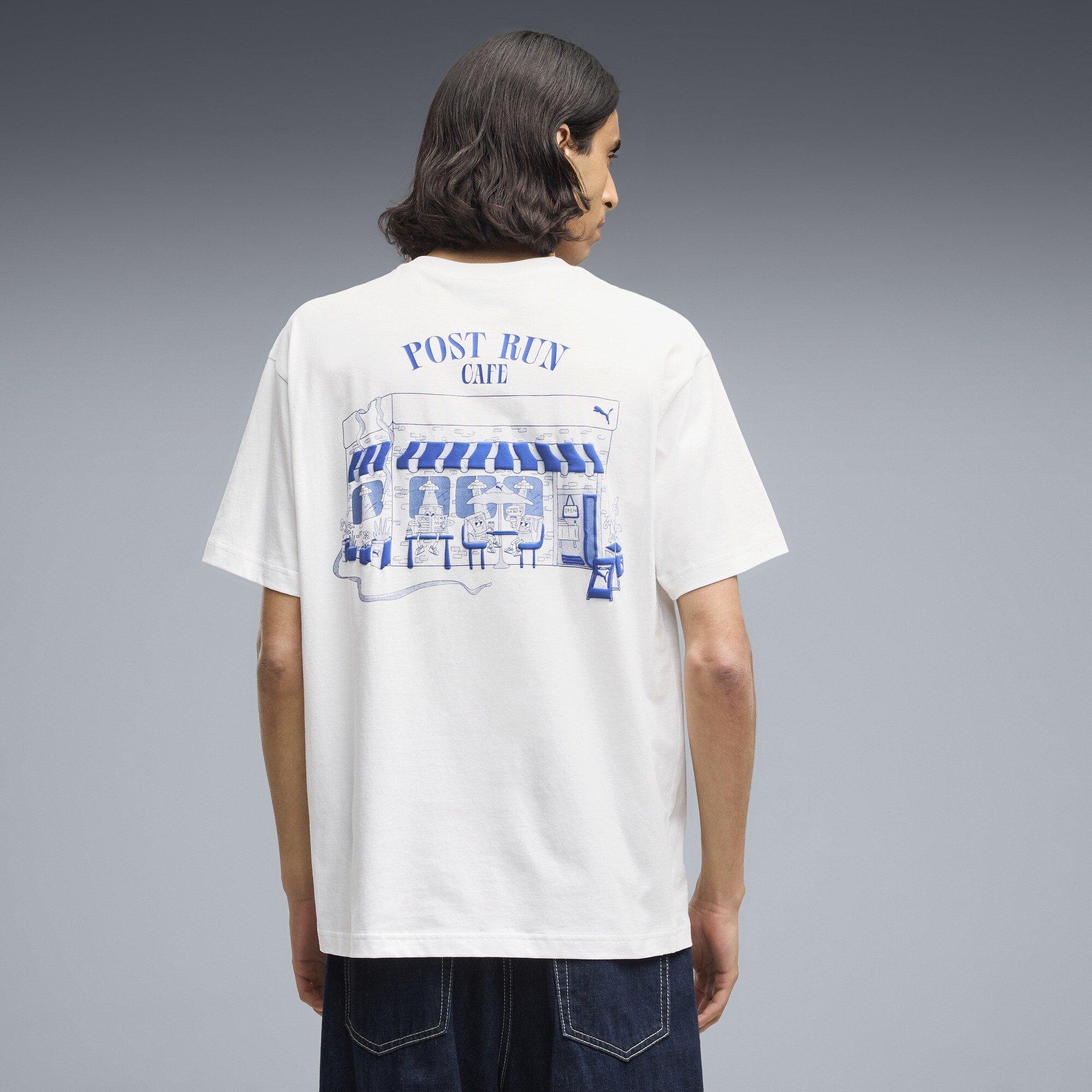 Puma White - Puma - Men's Graph Café Cotton Short-Sleeve T-Shirt - 4