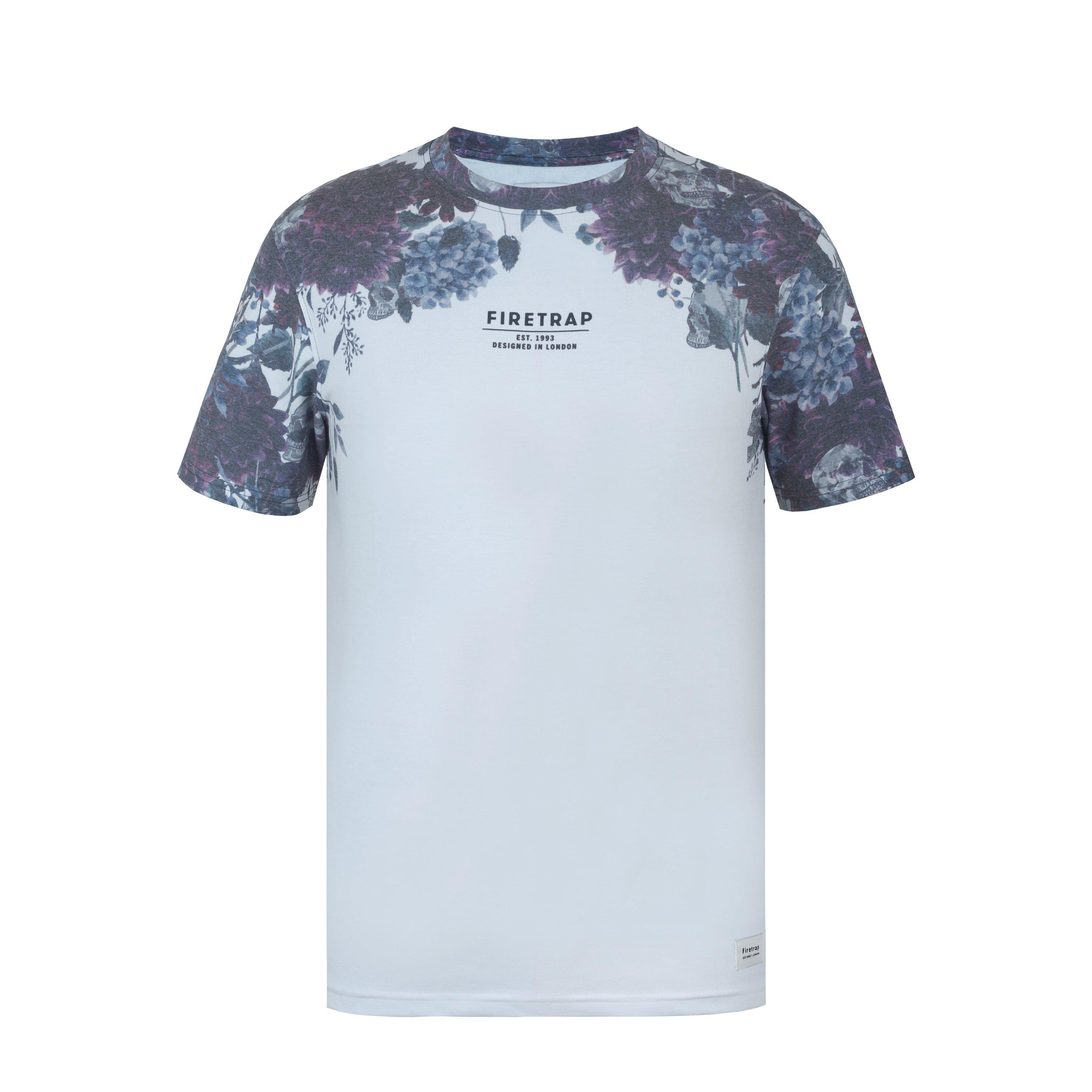Firetrap Men's Sub T Shirt - Floral - S
