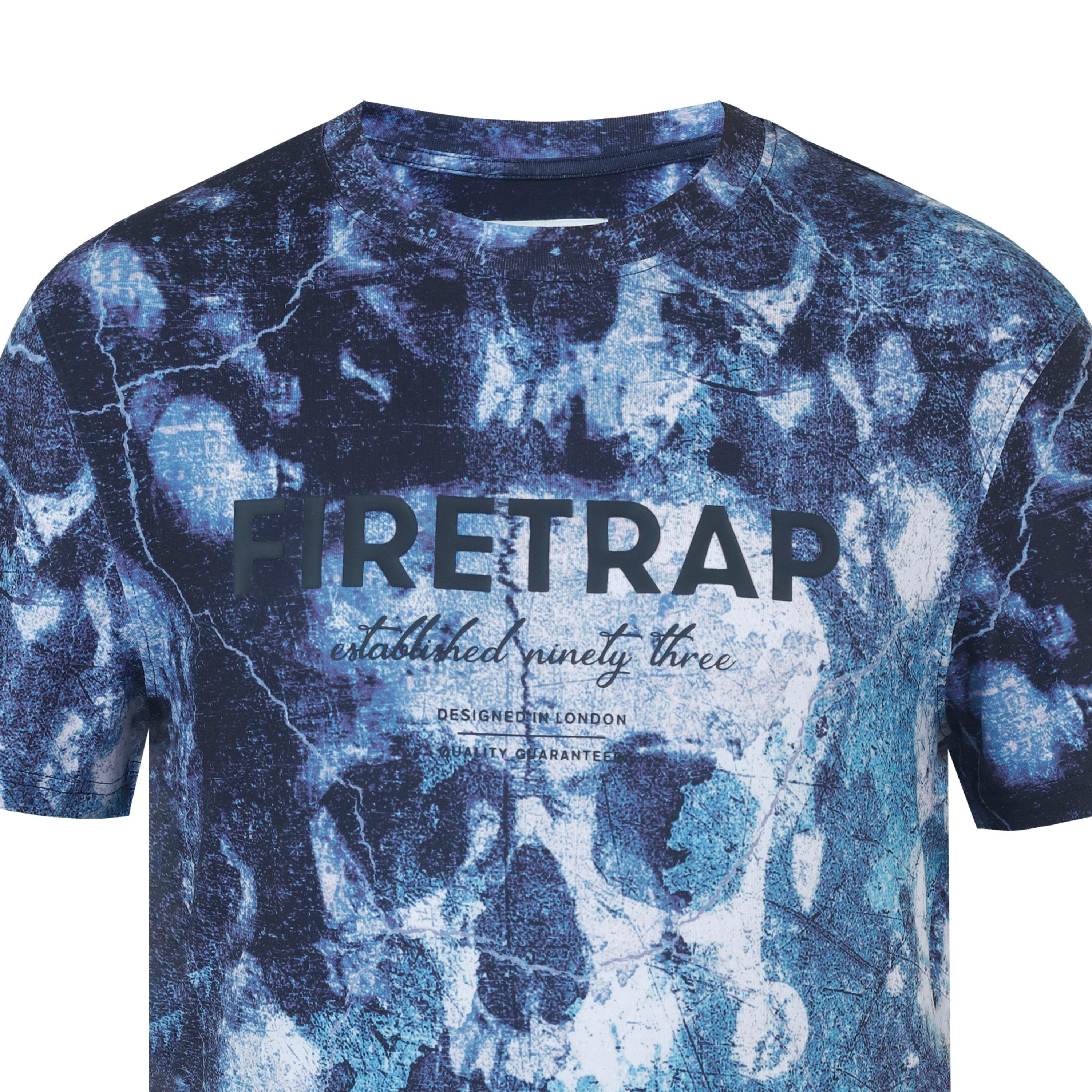 Navy Skull - Firetrap - Sub T Shirt Mens - 3