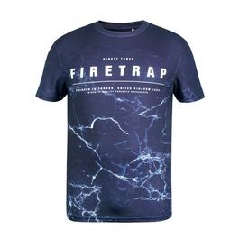 Firetrap Large Logo Hoodie