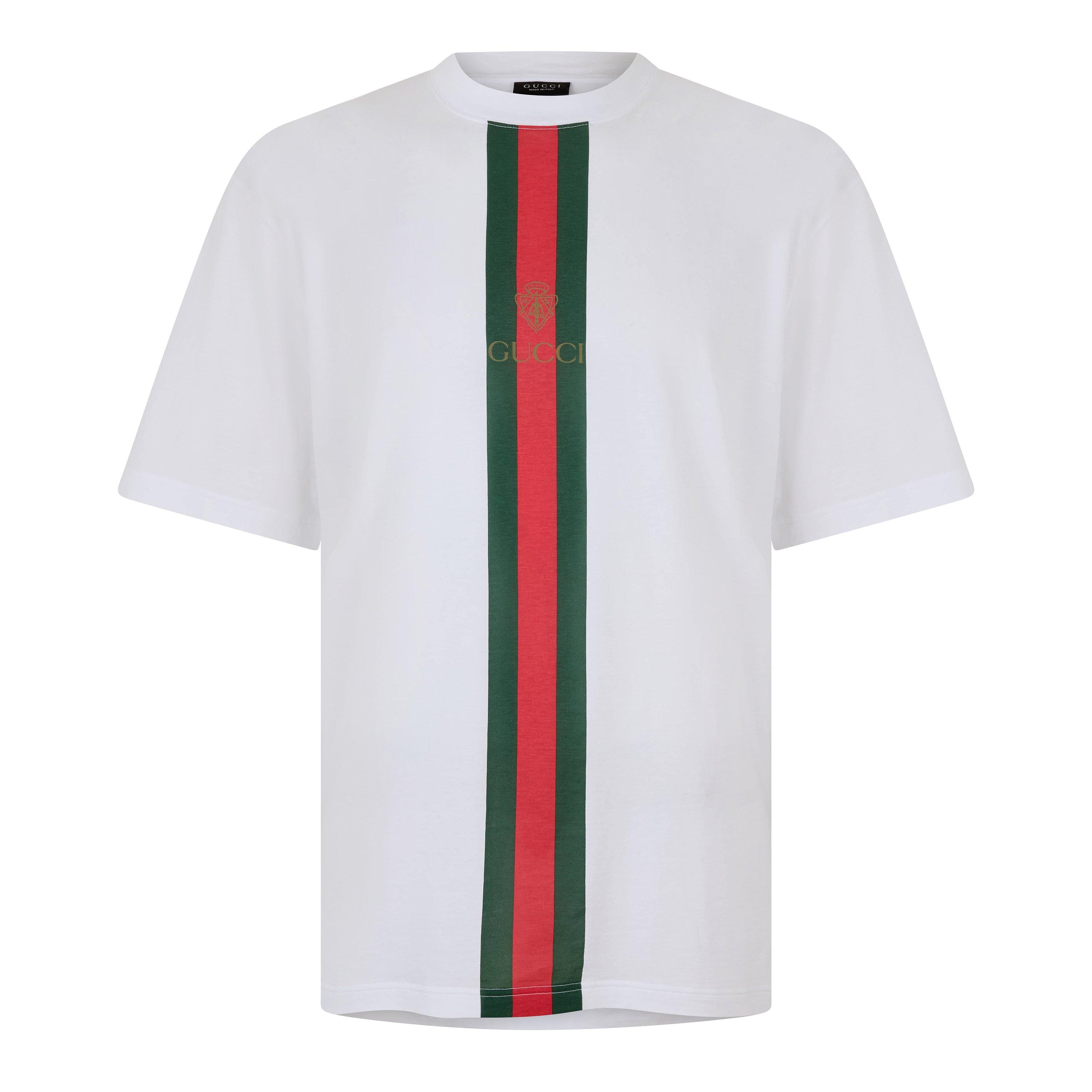 White - Gucci - Gucci Web Tee Sn05 - 1