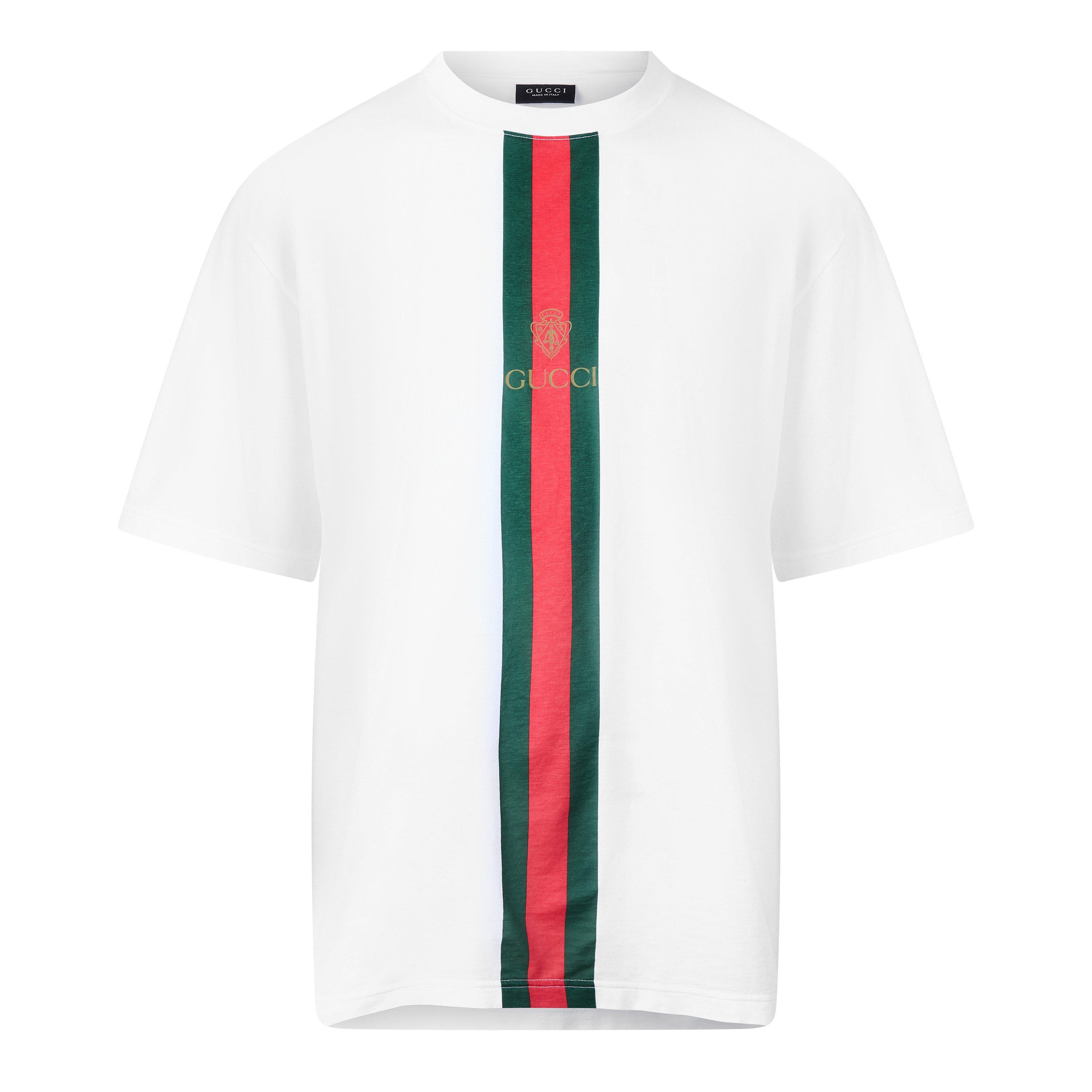 Gucci Gucci Web Tee - White - L
