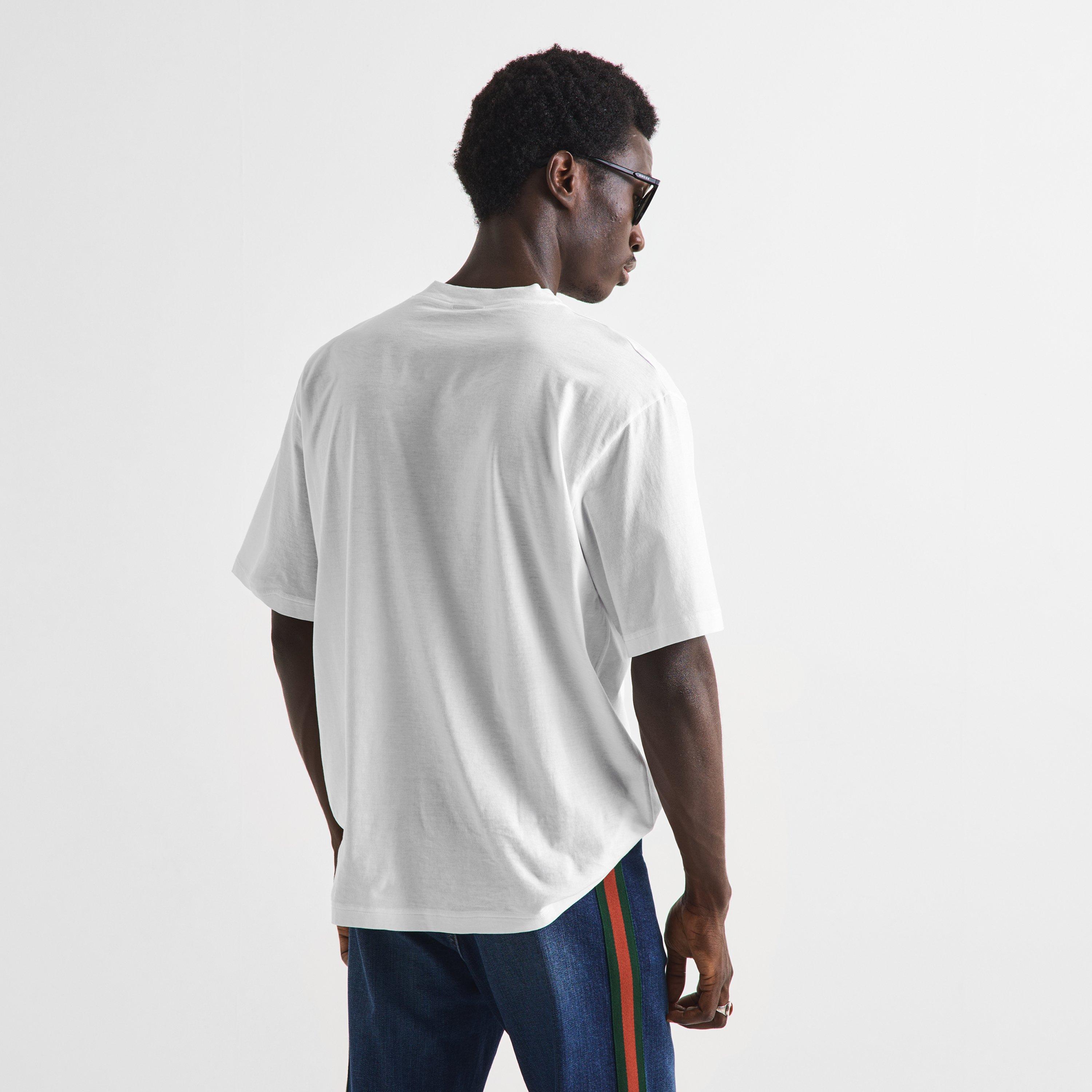 White - Gucci - Gucci Web Tee Sn05 - 4