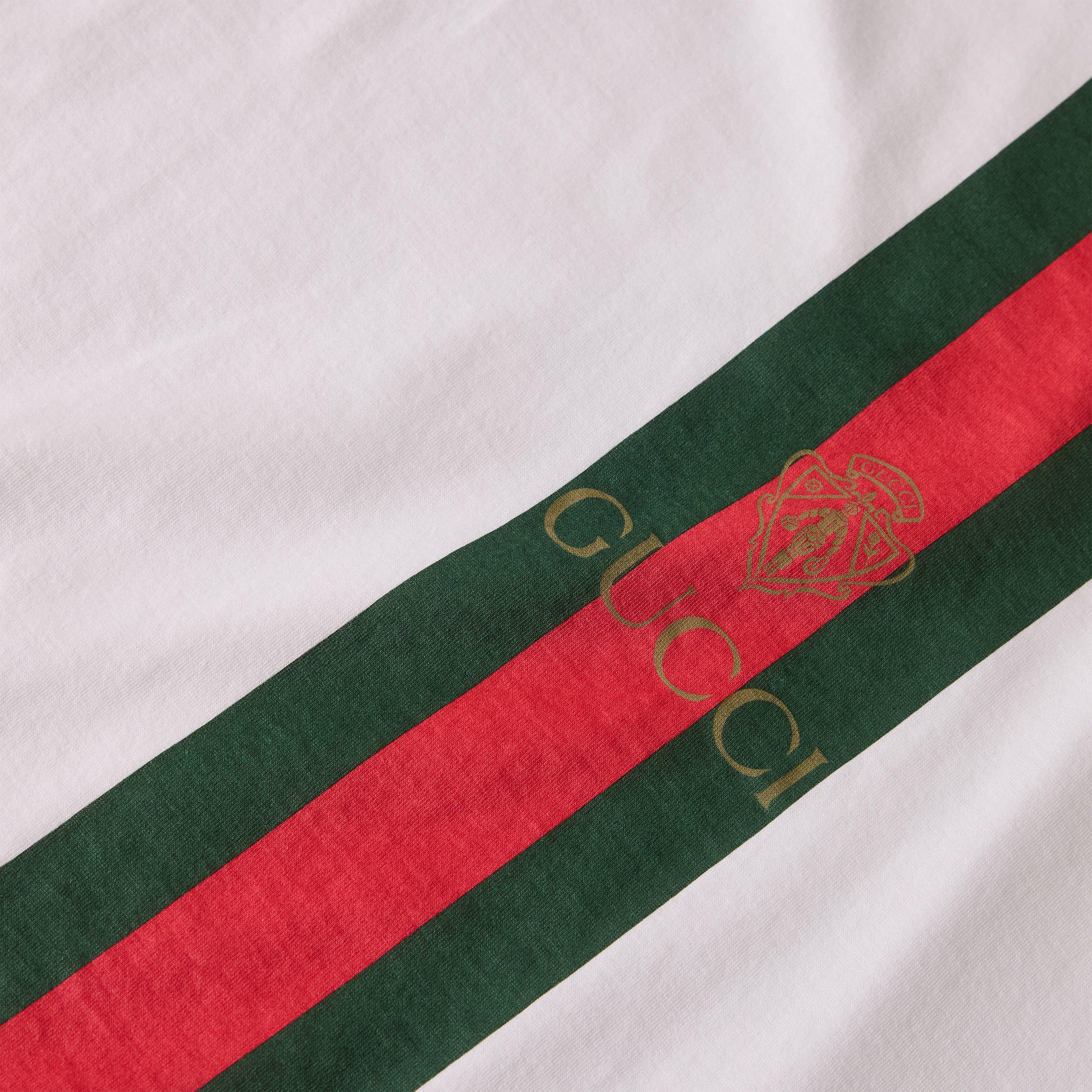 White - Gucci - Gucci Web Tee Sn05 - 3