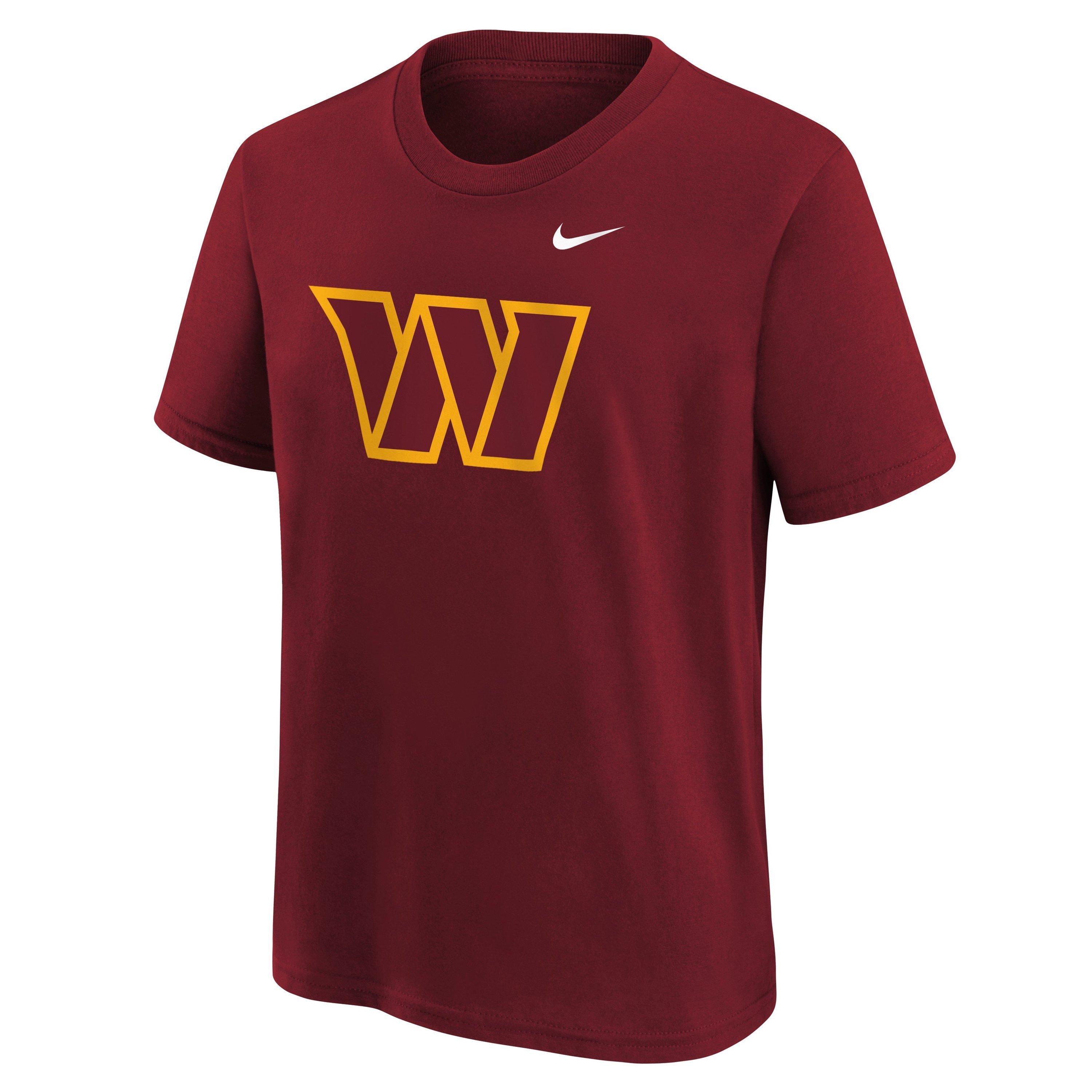 Nike Kids' NFL Logo Washington Commanders Cotton T-Shirt
