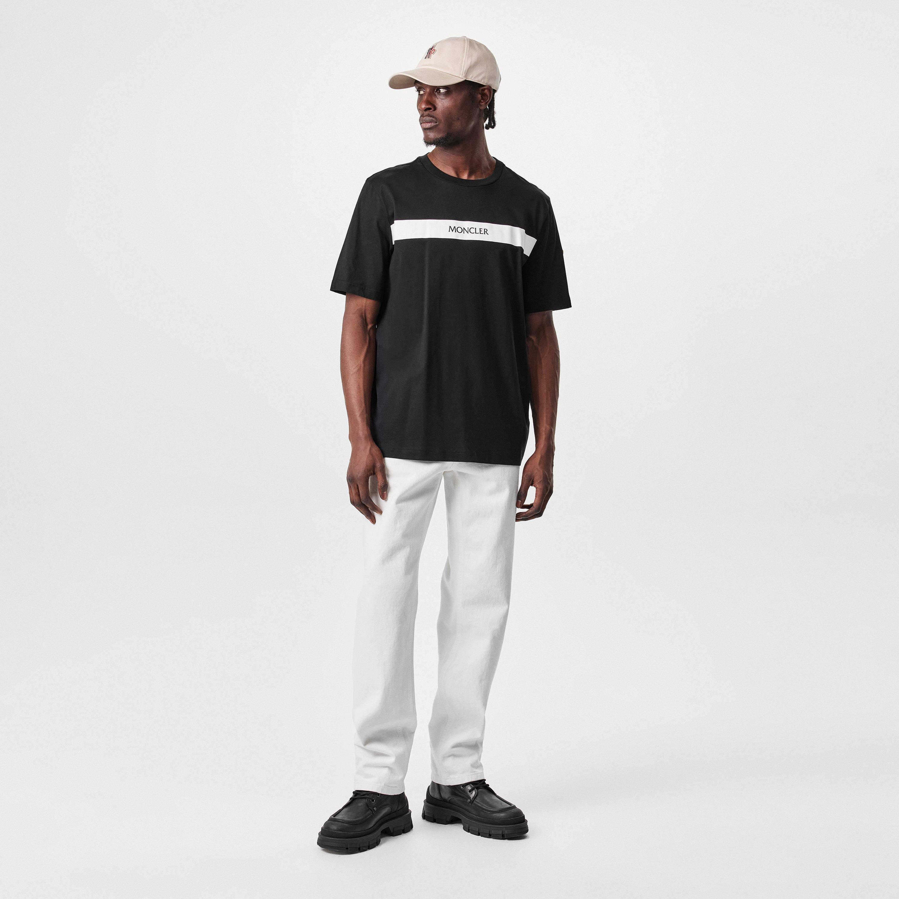 Tシャツ・カットソー Moncler Textured Band Crew-Neck T-Shirt Moncler | Band T-Shirt | Regular Fit T-Shirts | Cruise Fashion