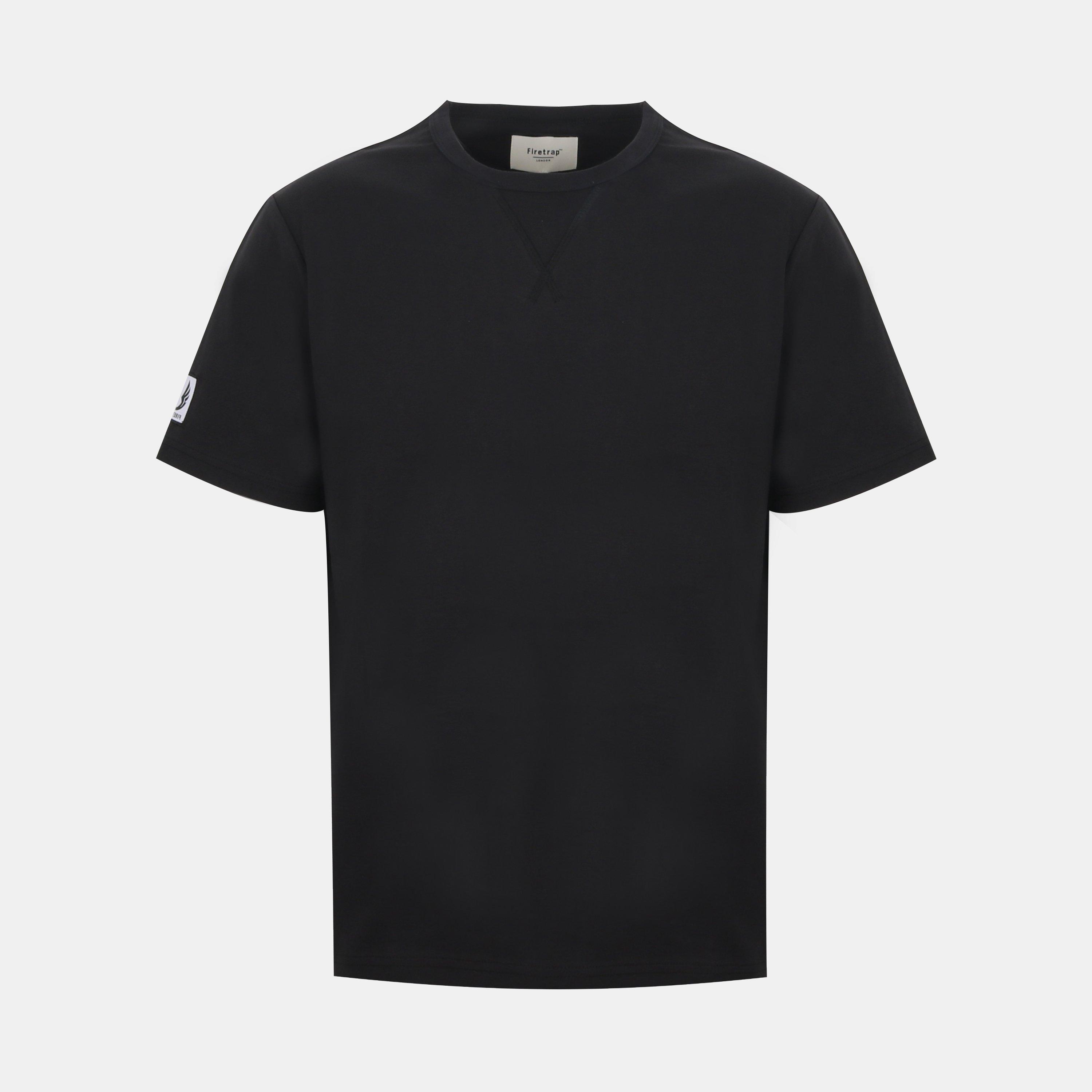 Black - Firetrap - Men's Regular Fit T-Shirt - 1
