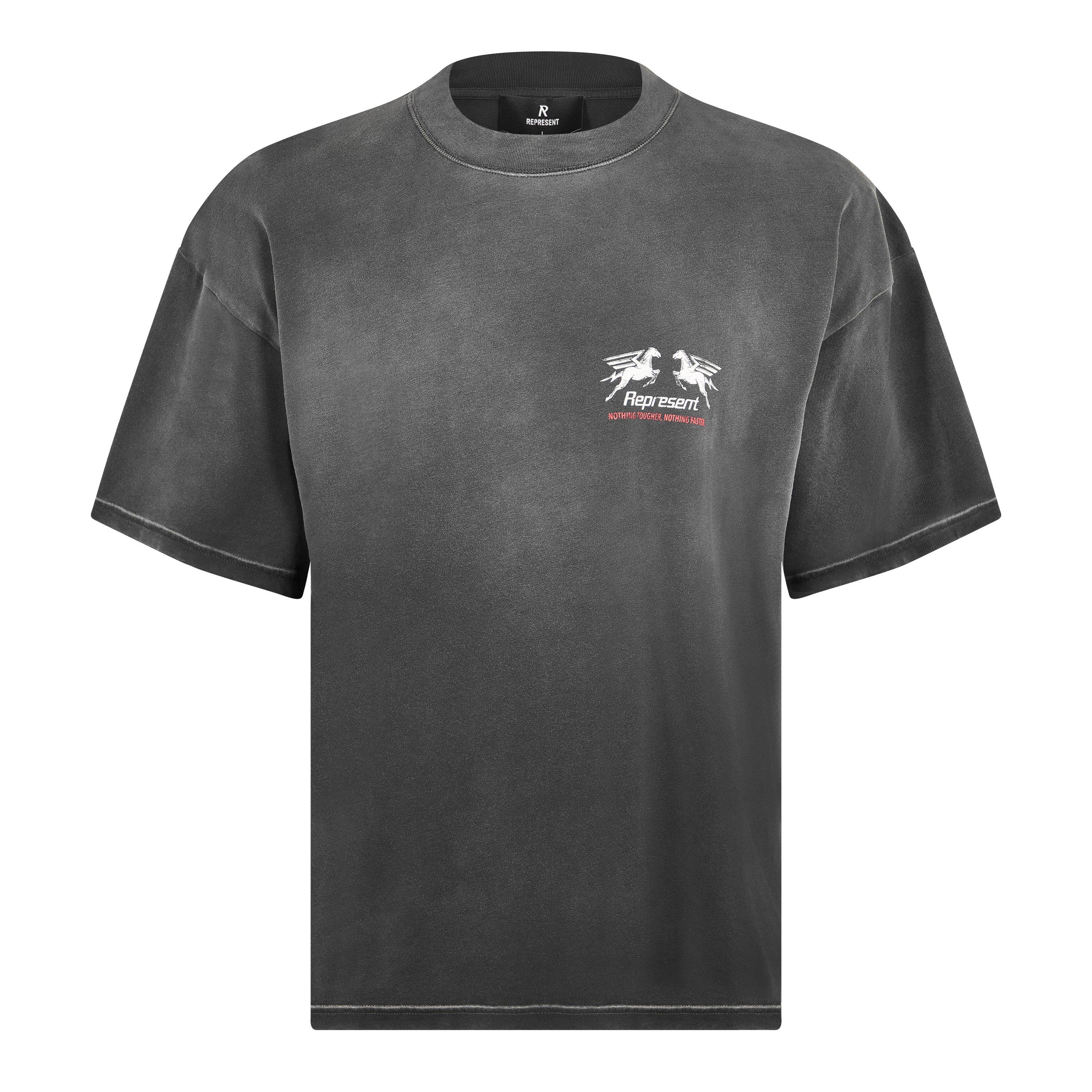Represent Men's Oversized T-Shirt - Stained Black - XL