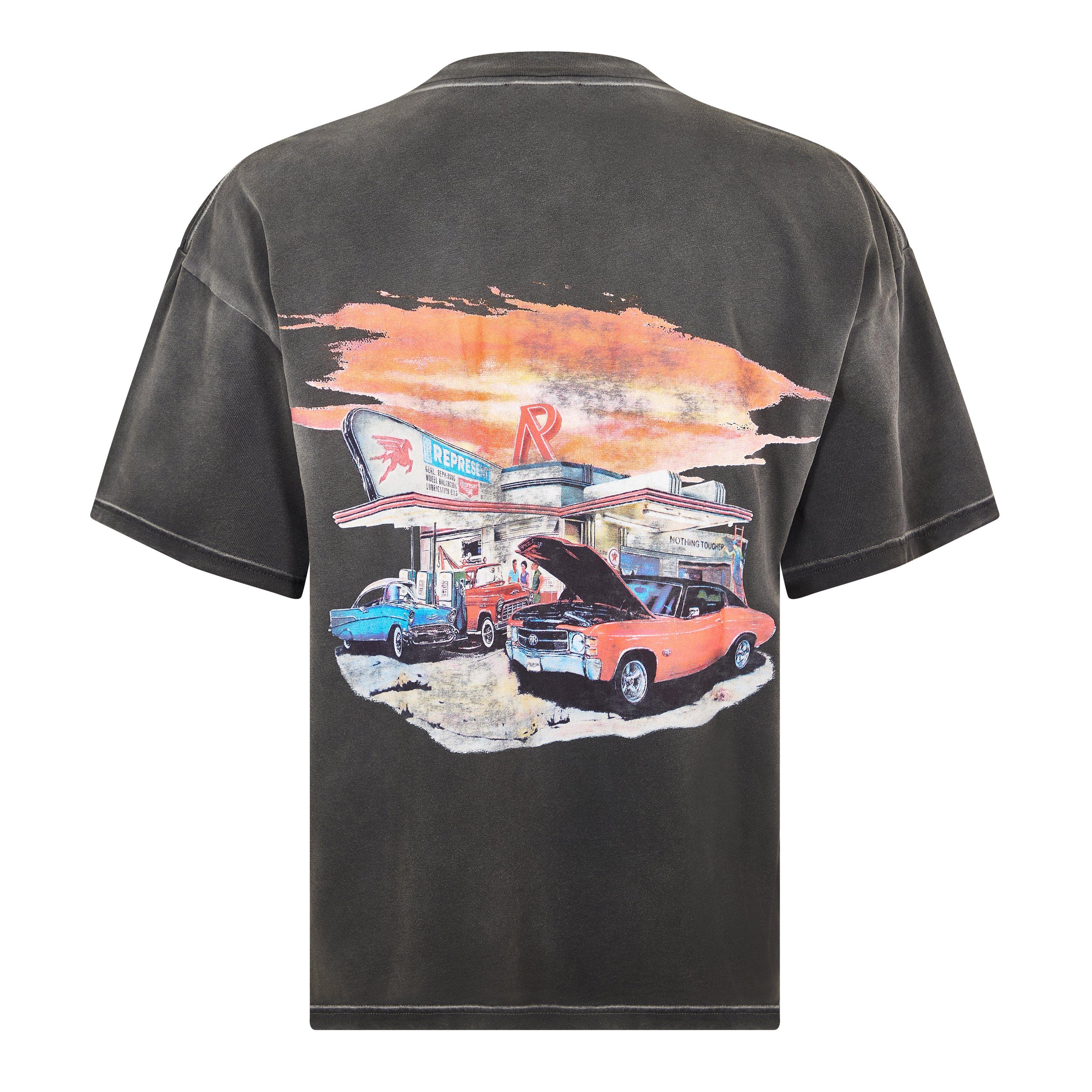 Stained Black - Represent - Men's Oversized T-Shirt - 2