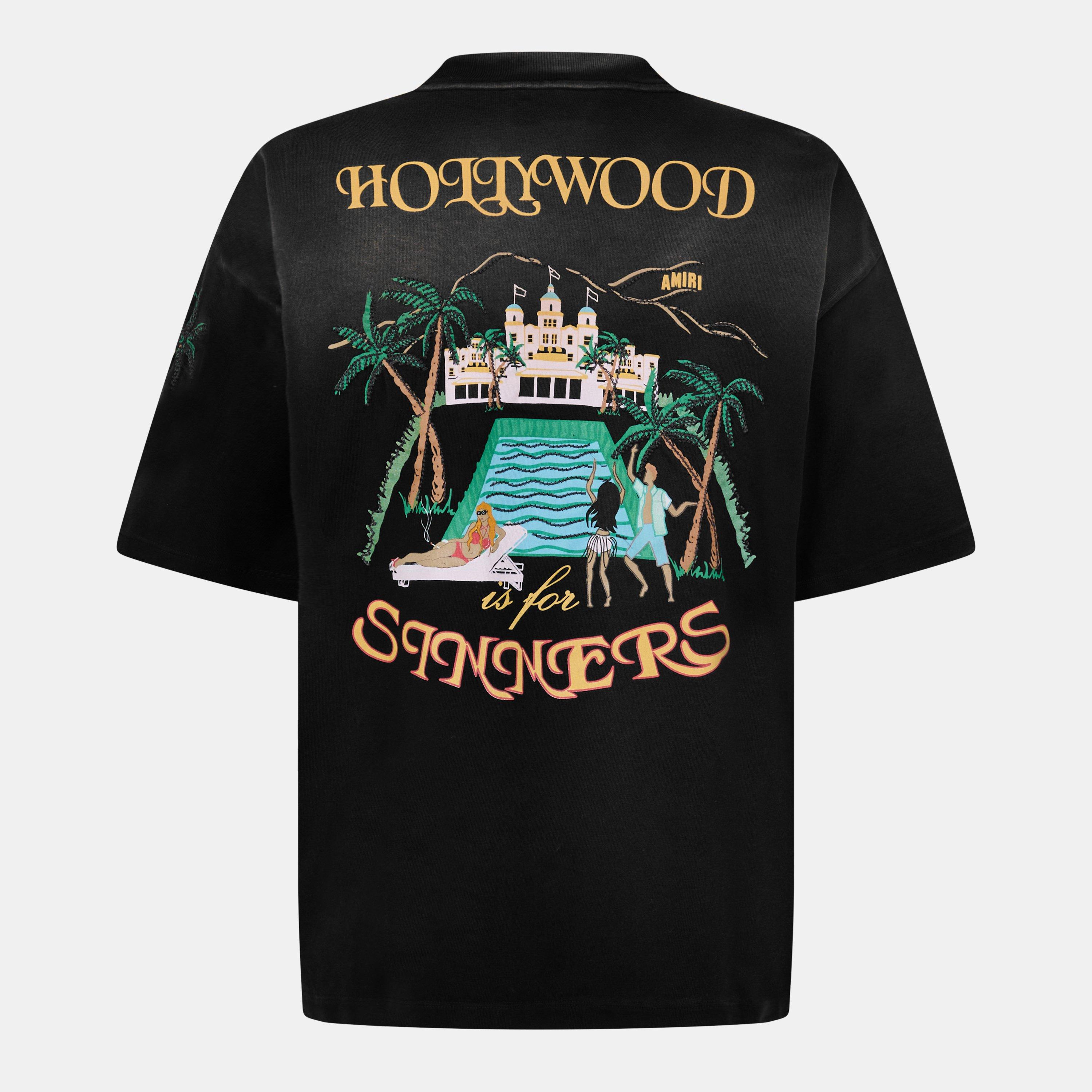 Black - Amiri - Men's Sinners Oversized T-Shirt - 2