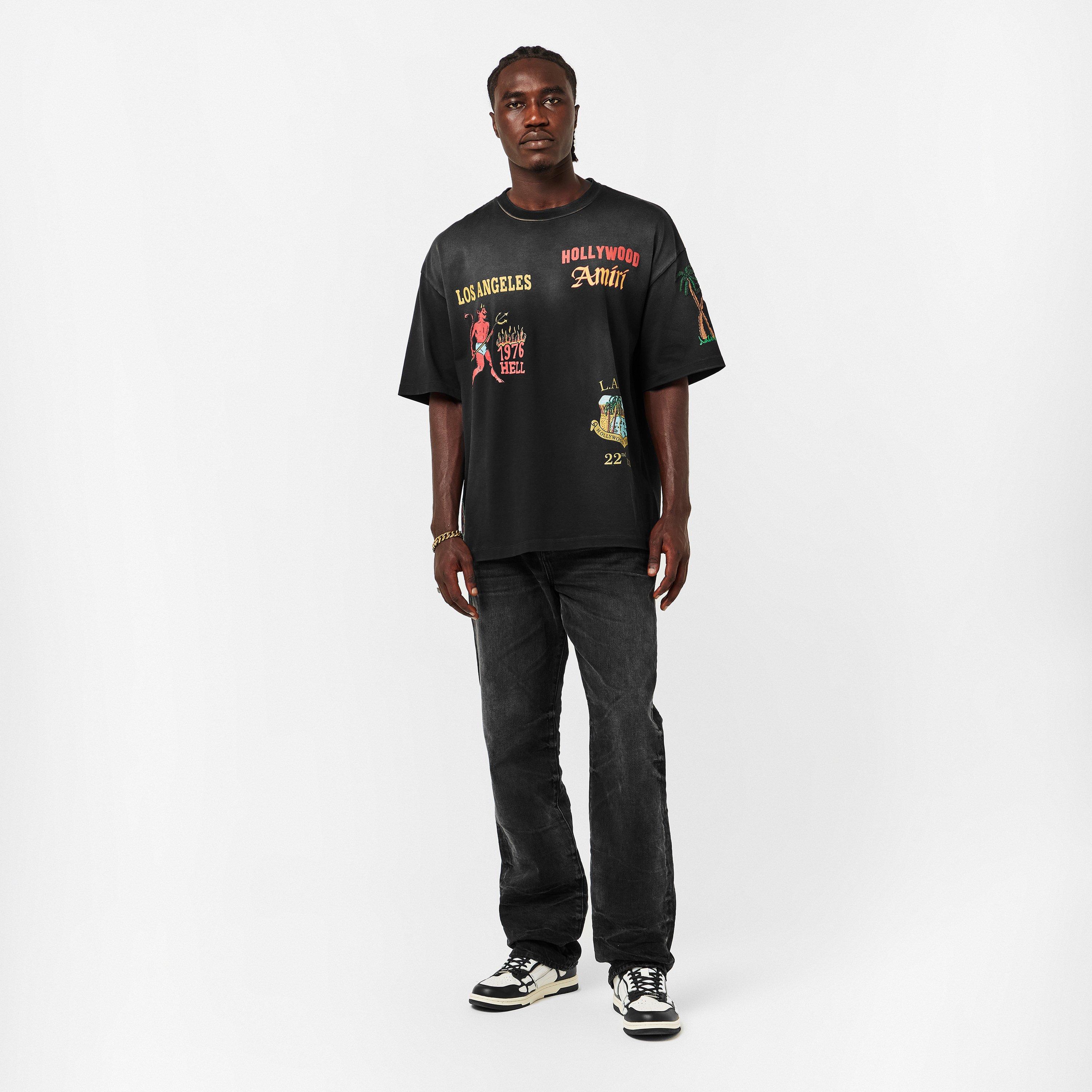 Amiri | Men's Sinners Oversized T-Shirt | Oversized T-Shirts | FRASERS
