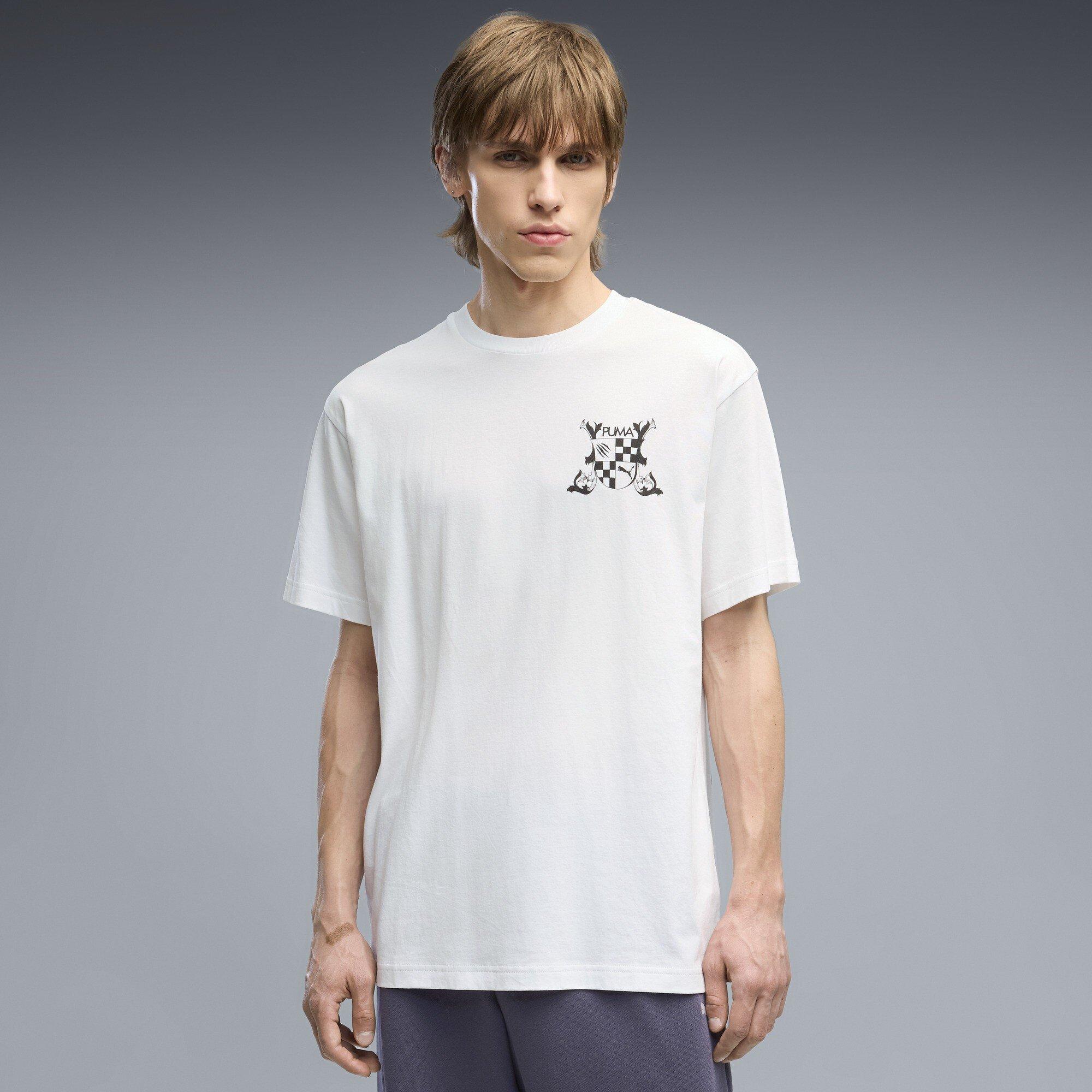 Puma White - Puma - Men's Medieval Cotton Short-Sleeve T-Shirt - 3