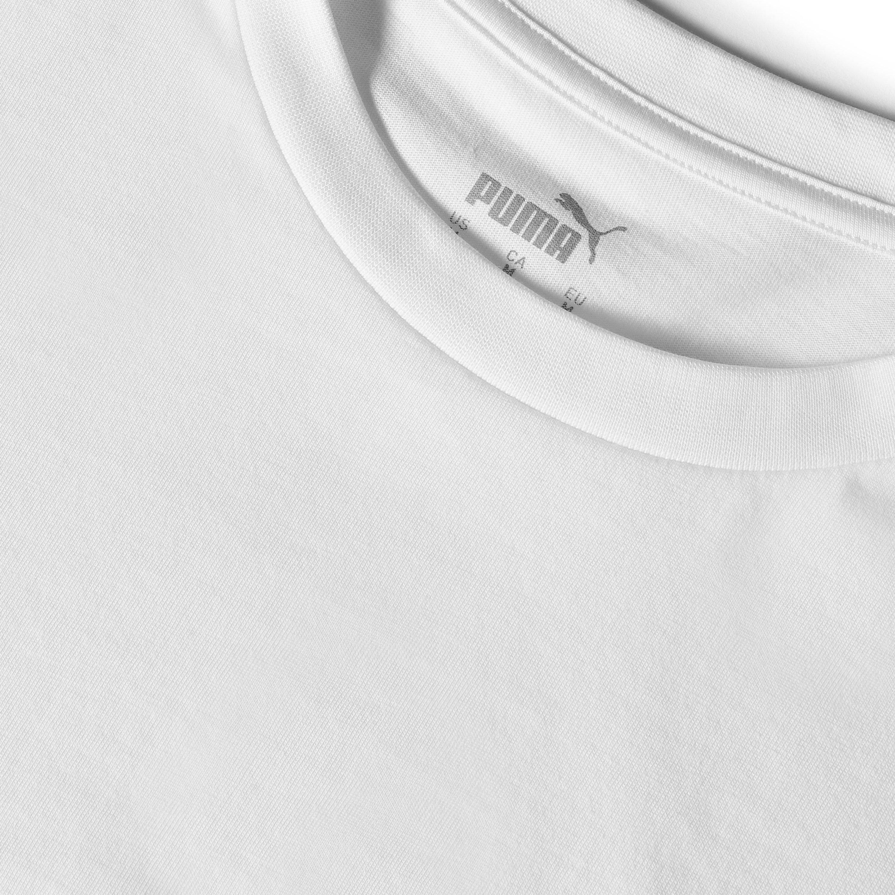 Wit - Puma - Puma Ts Blank Tee T-Shirt Mens - 3