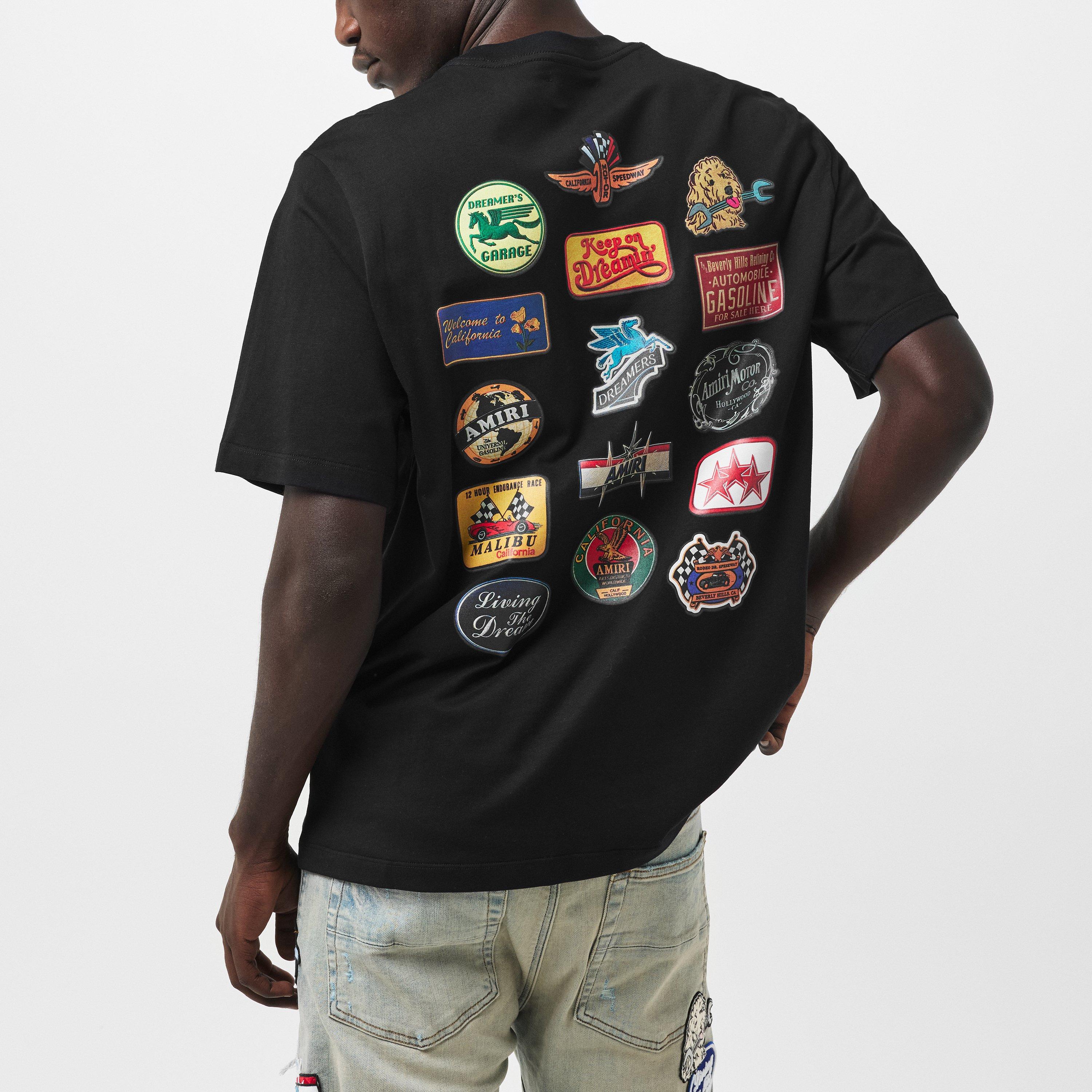 Black - Amiri - Men's Regular Fit T-Shirt - 4