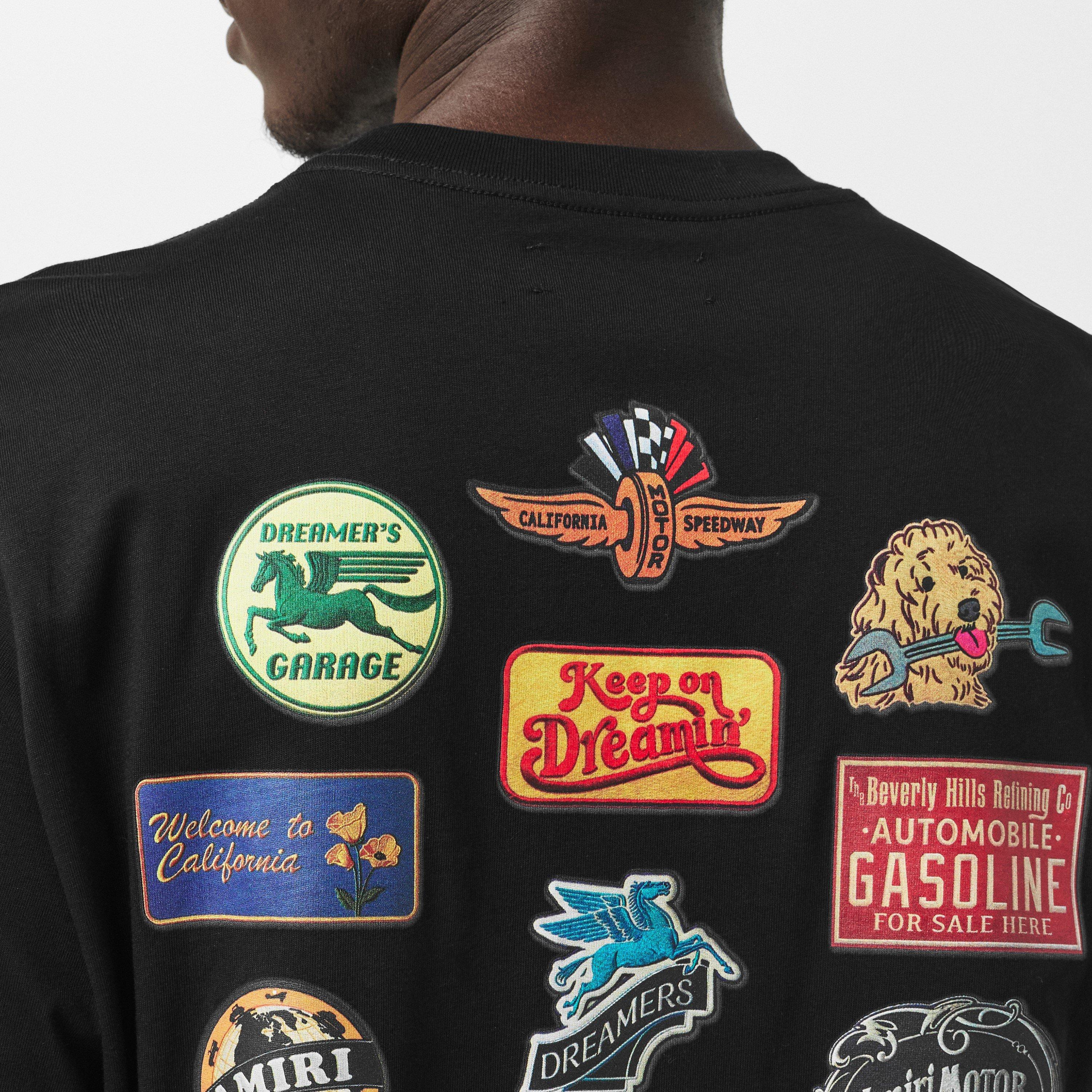 Black - Amiri - Men's Regular Fit T-Shirt - 5