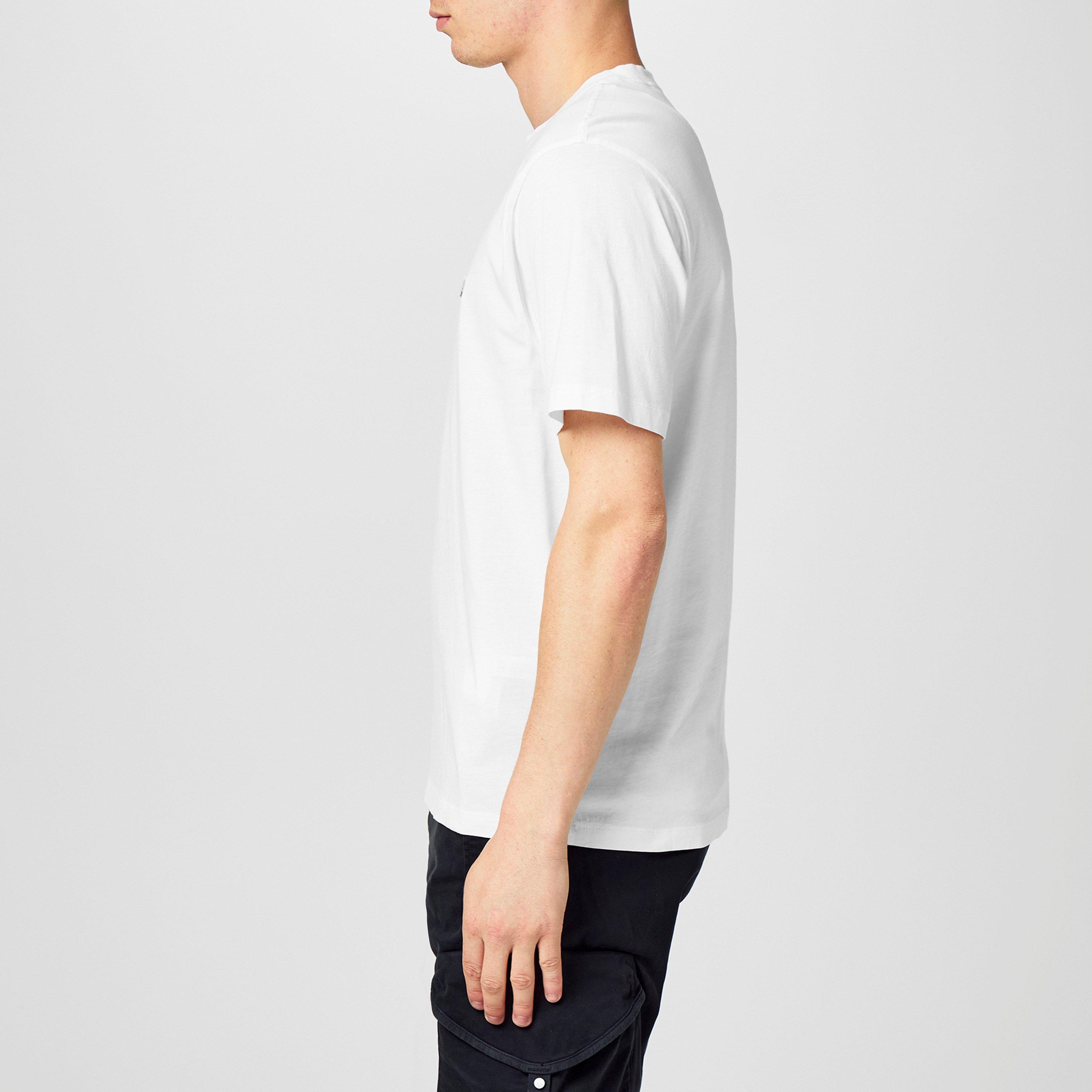 Gauze White 103 - CP Company - Men's Regular Fit Basic T-Shirt - 6