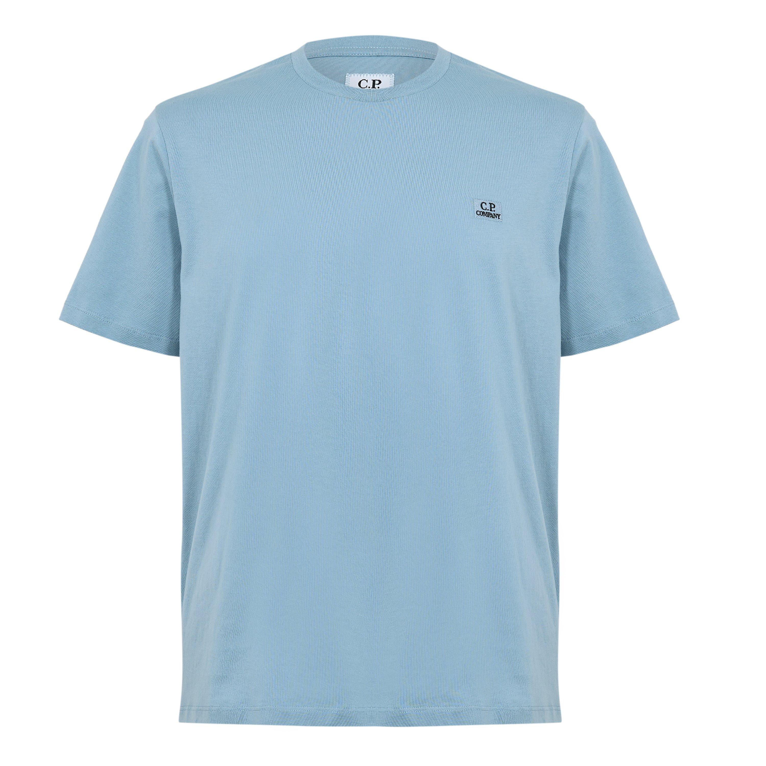 Cp Company Men's 30/1 Jersey T-Shirt - Silver Blue 809 - XL (52)