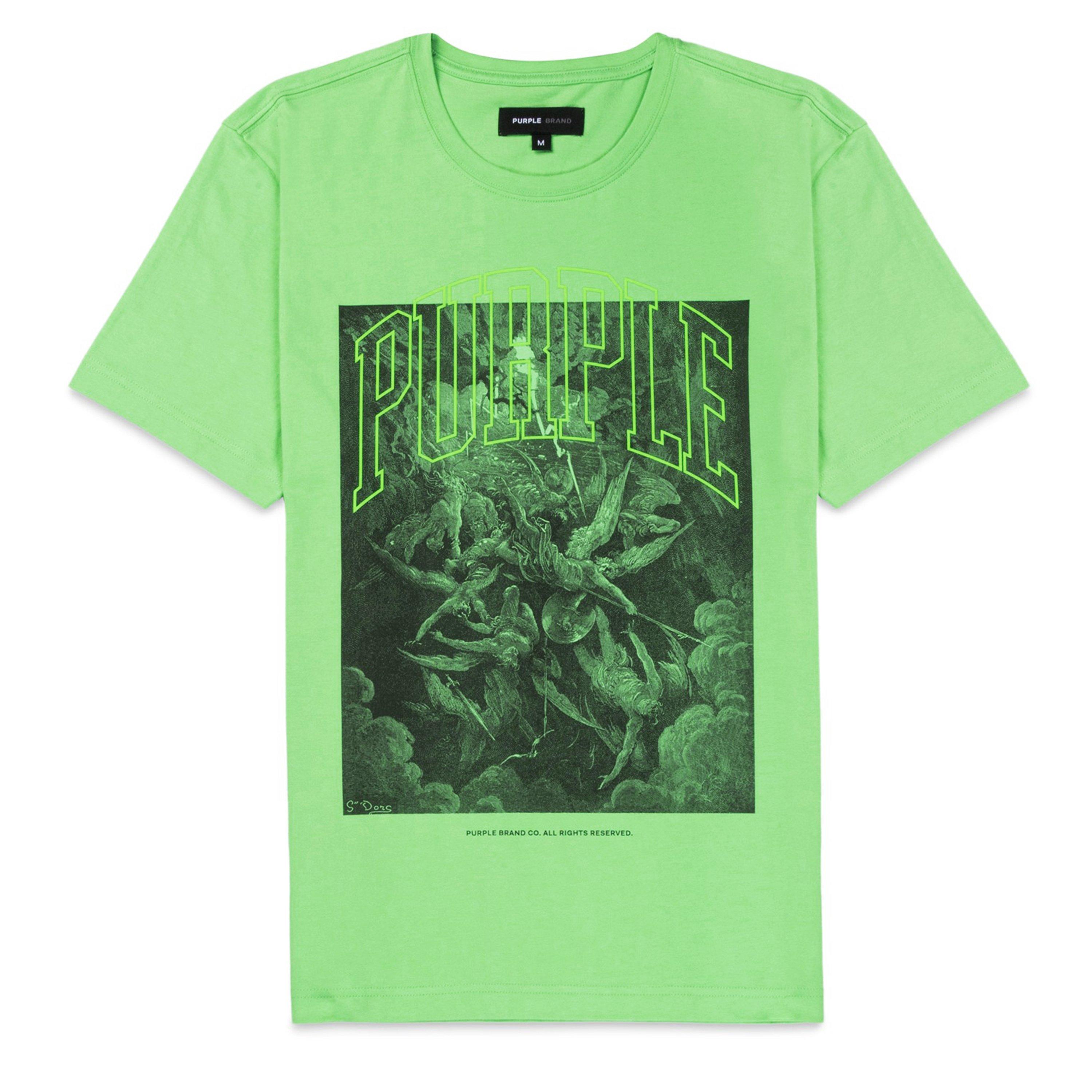 Green - Purple Brand - Clean Graphic T-Shirt - 5