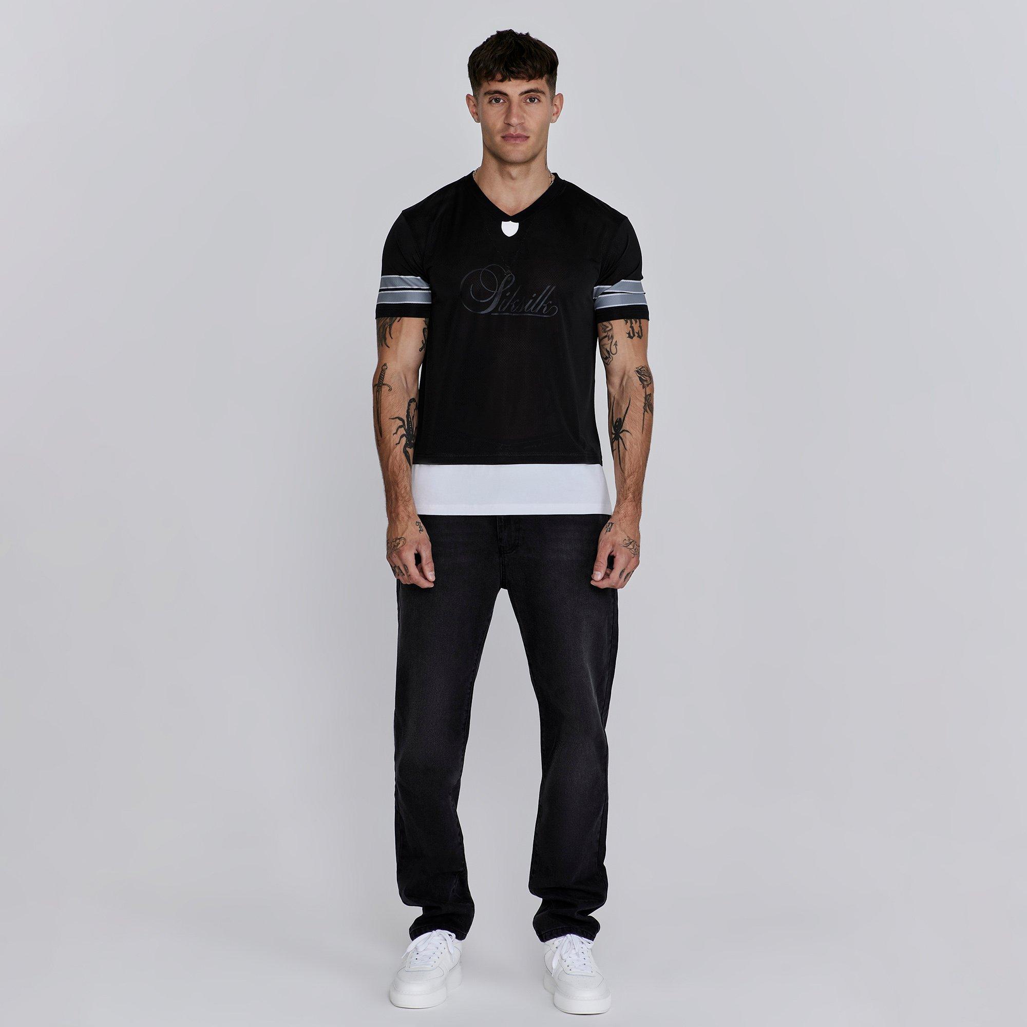 Nero - SikSilk - Slim Fit Sports T-Shirt - 3