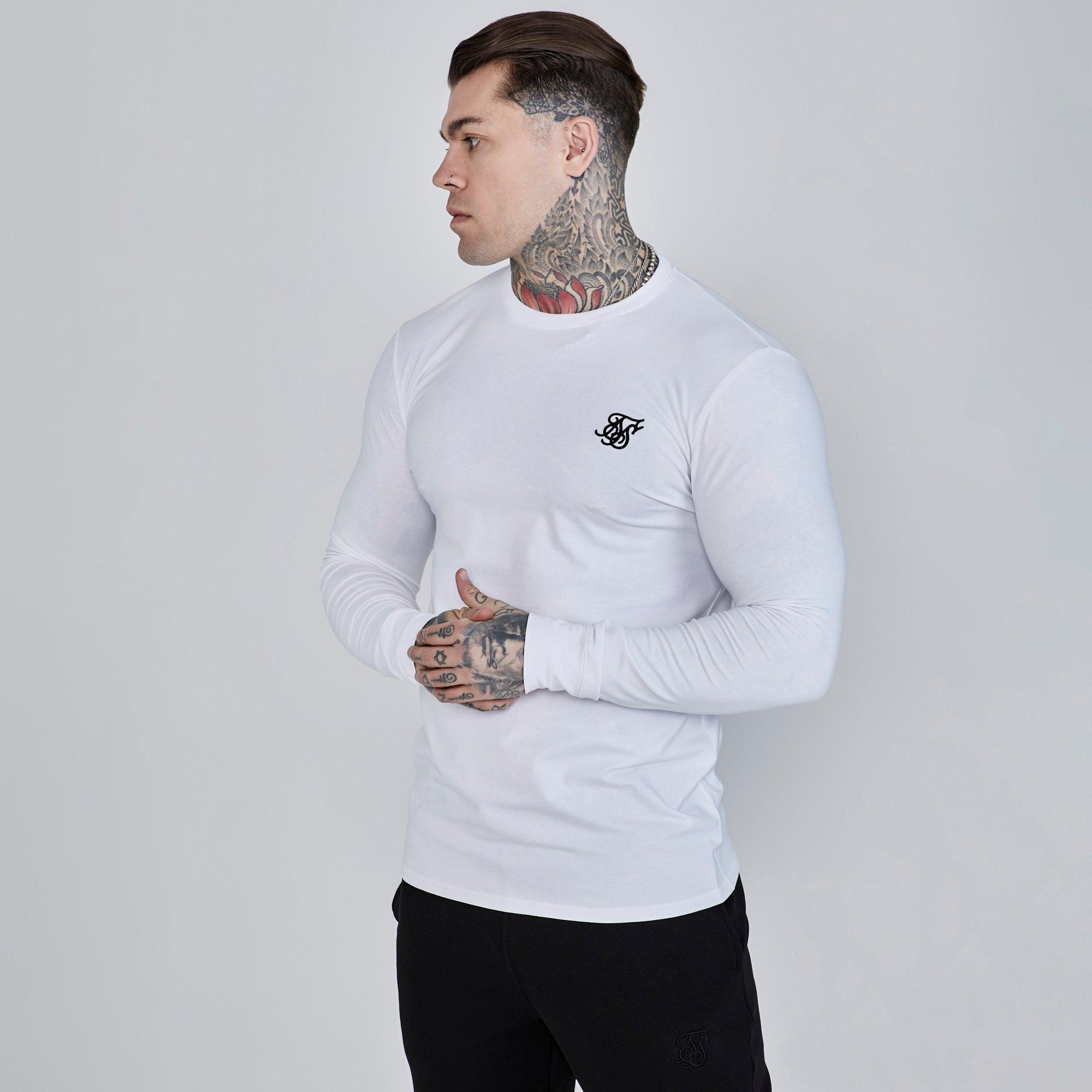 Siksilk Men's Essentials T-Shirt - White - Medium