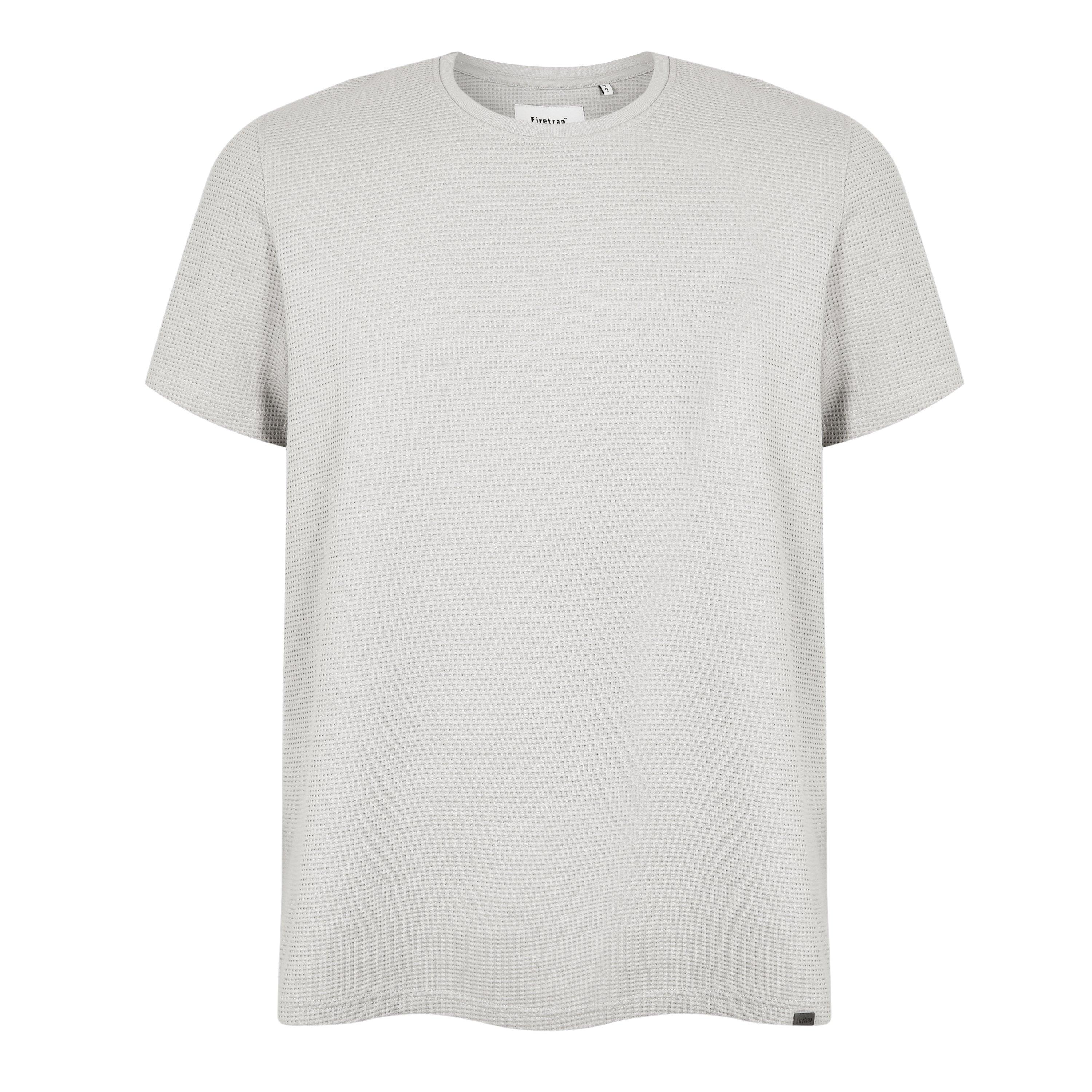 Clay - Firetrap - Men's Regular Fit Waffle T-Shirt - 1